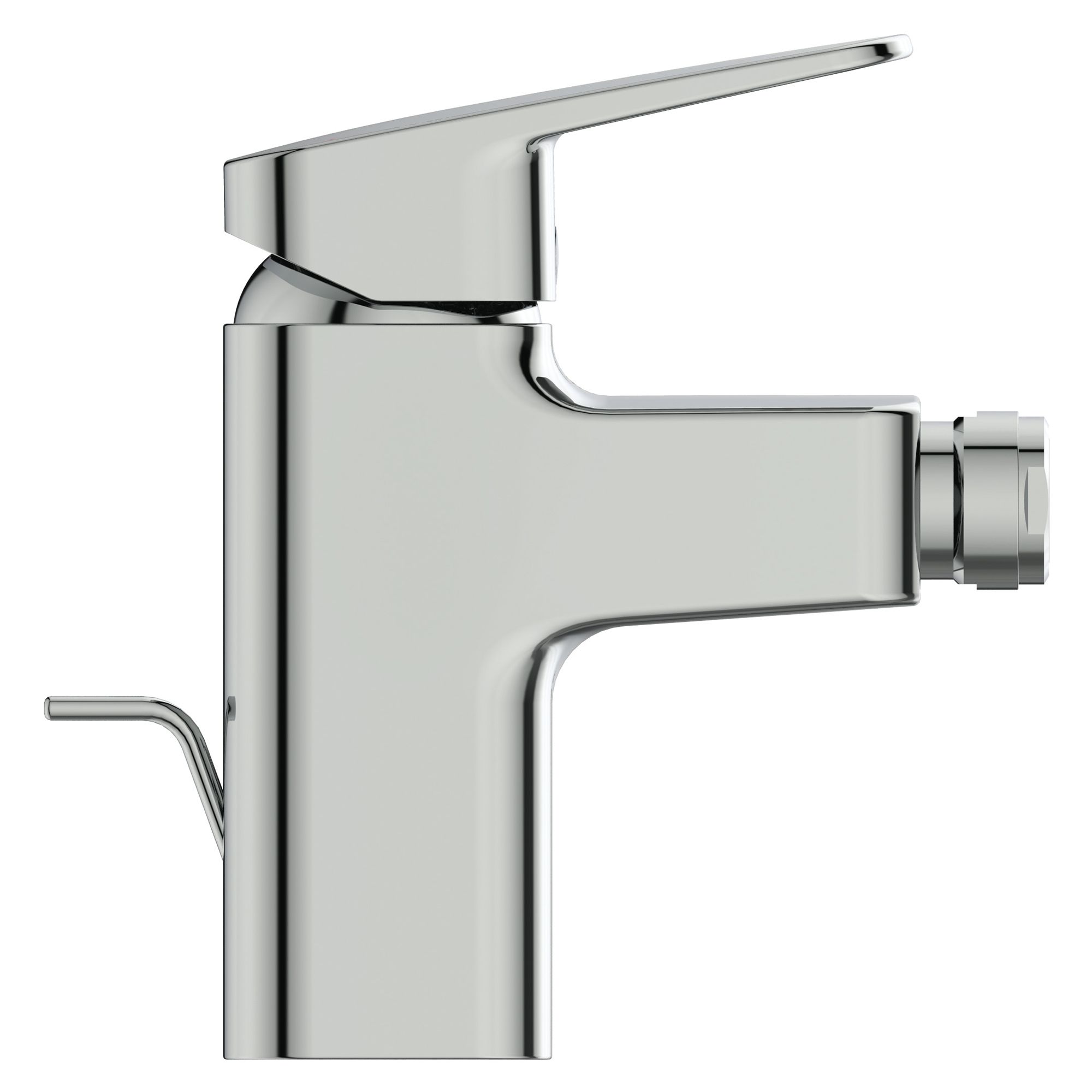Ideal Standard Ceraplan Standard Chrome effect Square Manual Bidet Mono mixer Tap - 3