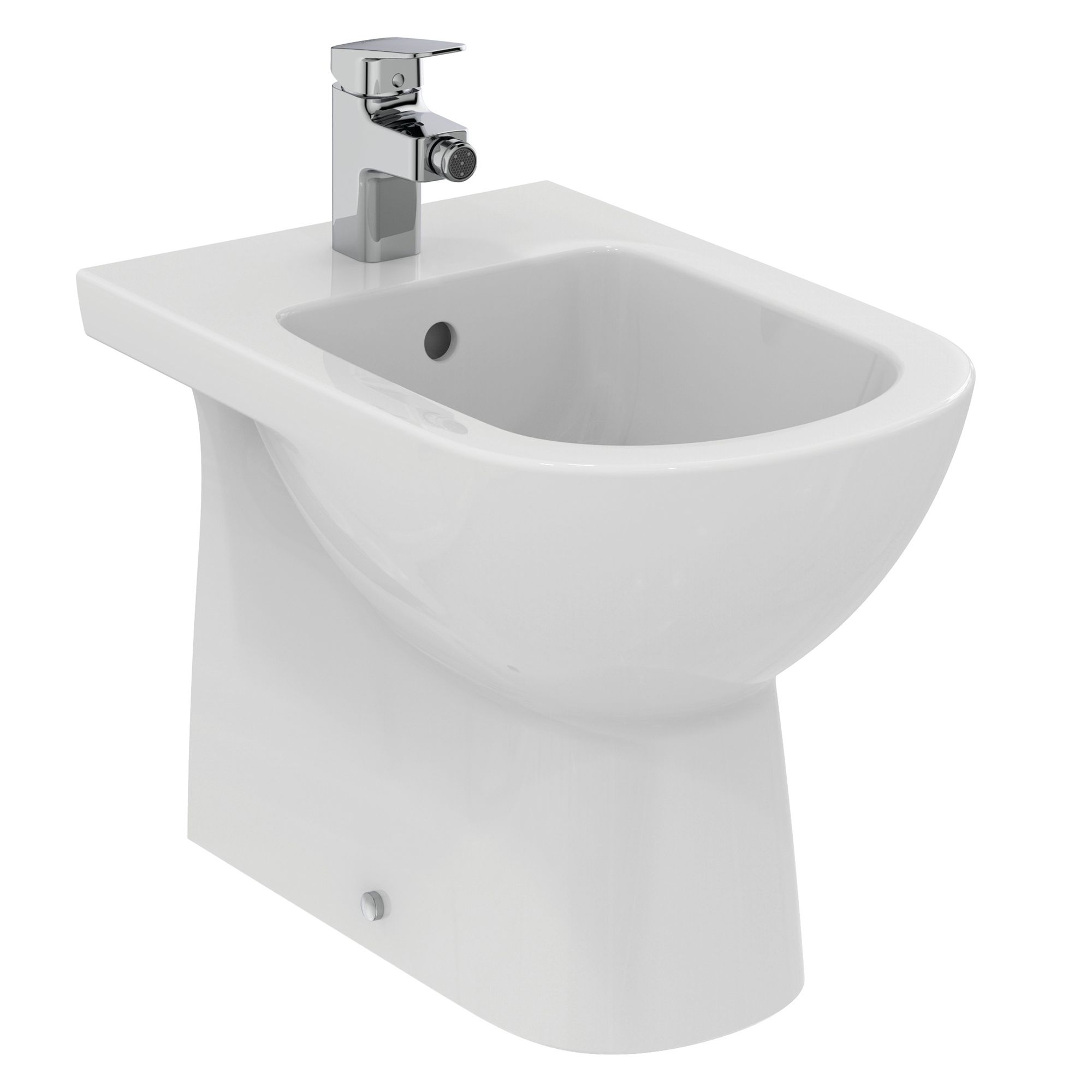 Ideal Standard Ceraplan Standard Chrome effect Square Manual Bidet Mono mixer Tap - 5