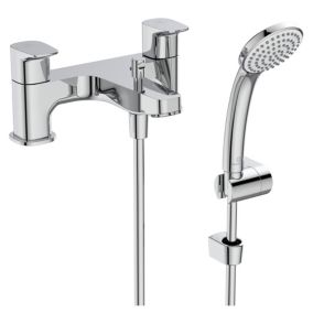Ideal Standard Chrome effect Ceramic disk Surface-mounted Double Shower mixer Tap