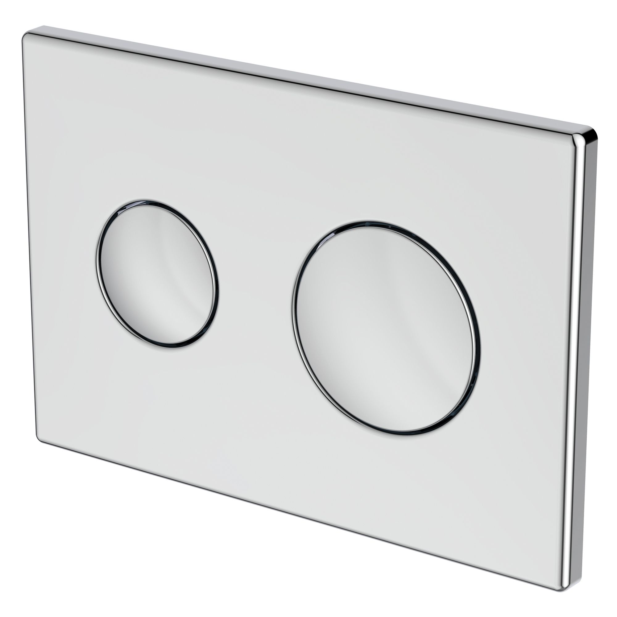 Ideal Standard Conceala Gloss Chrome Water-saving Flushing plate (H)155mm (W)225mm