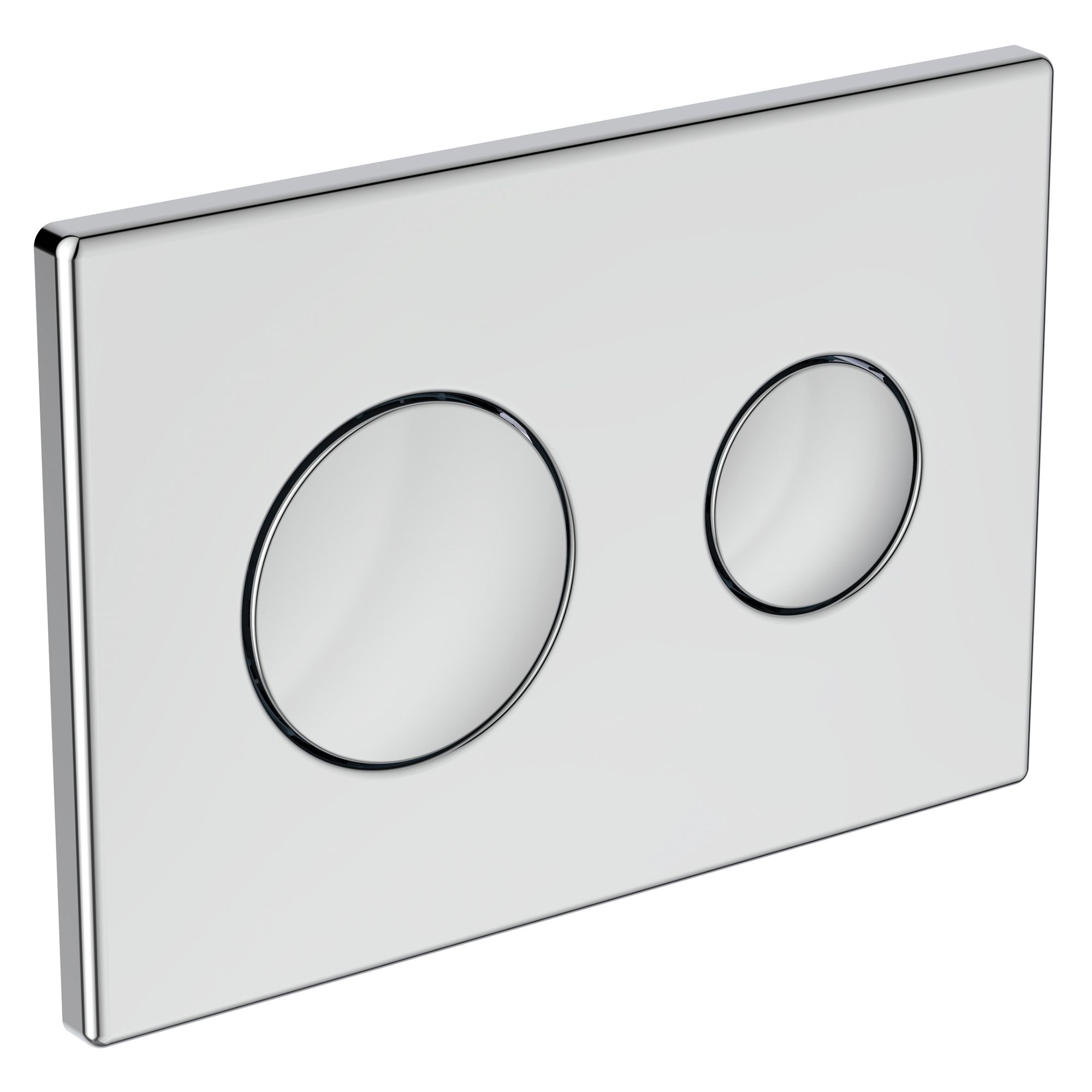 Ideal Standard Conceala Gloss Chrome Water-saving Flushing plate (H)155mm (W)225mm