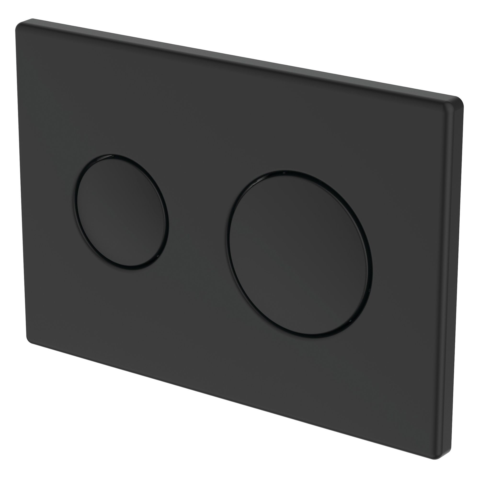 Ideal Standard Conceala Matt Black Water-saving Flushing plate (H)155mm (W)225mm