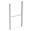 Ideal Standard Concept Space Clear Straight 1 panel Clear Silver effect frame Bath screen, (H)140.3cm (W)738mm