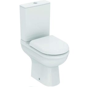Ideal Standard Della Close-coupled Rimless Standard Toilet & cistern with Soft close seat