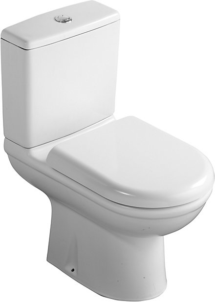 Ideal Standard Della Close Coupled Toilet With Soft Close Seat Diy At B Q