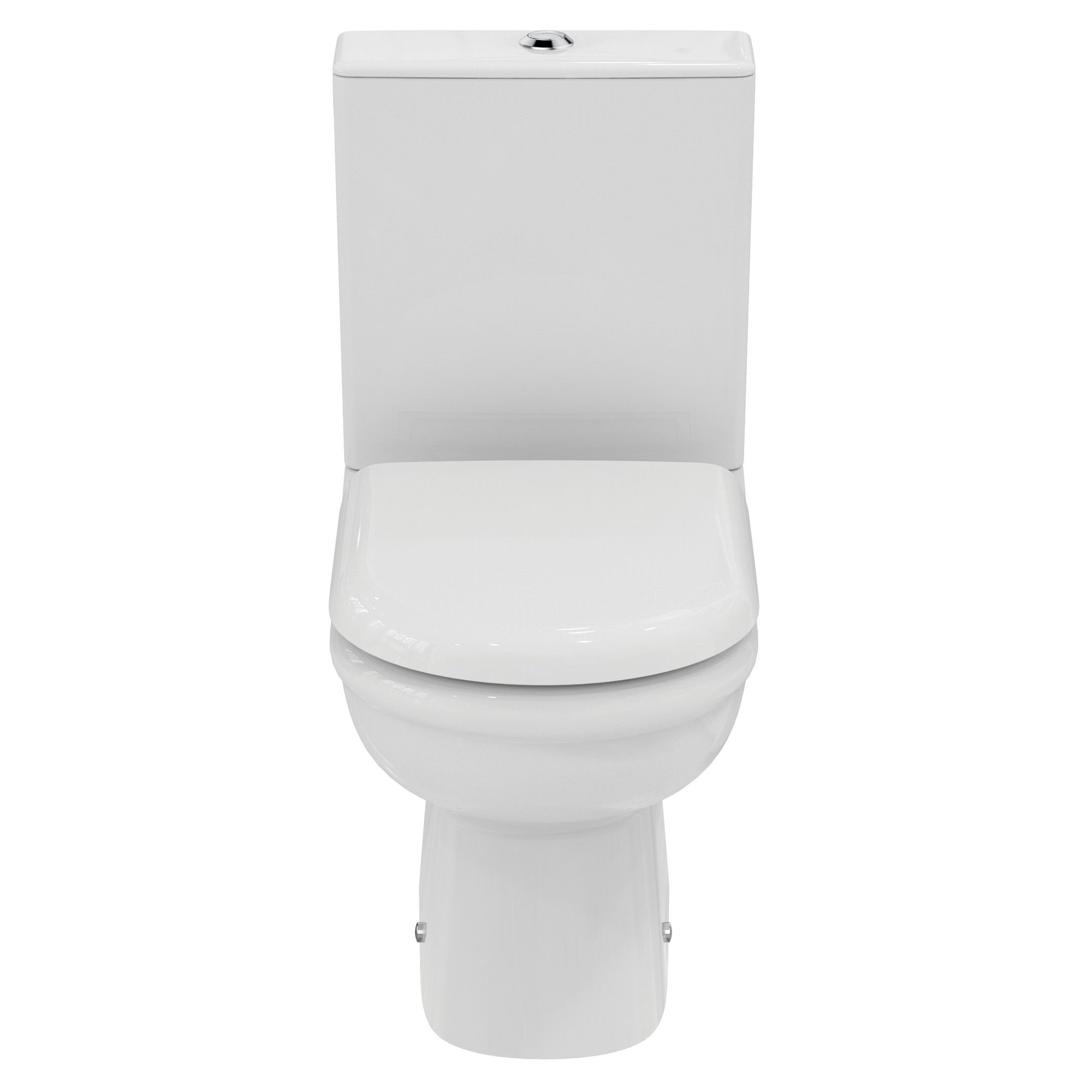 Ideal-Standard Della White Rimless Close-coupled Toilet & cistern with Soft close seat
