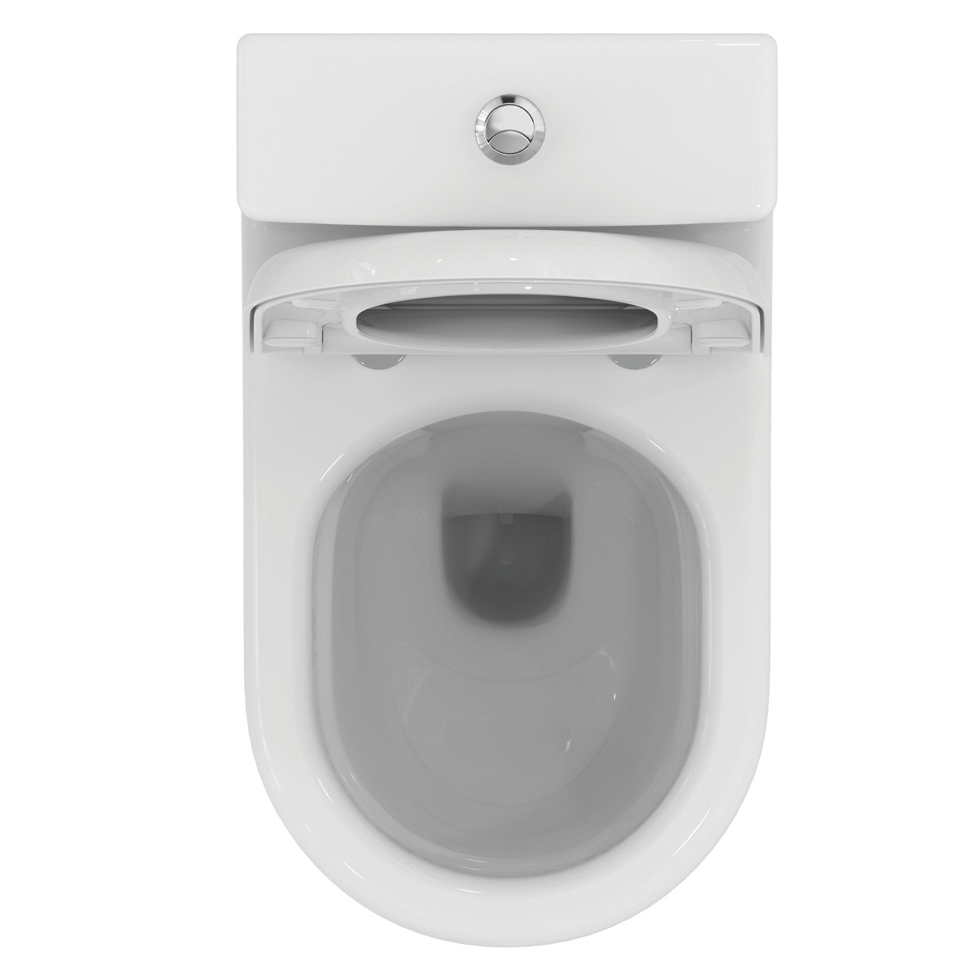 Ideal-Standard Della White Rimless Close-coupled Toilet & cistern with Soft close seat