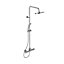 Ideal Standard Gloss Chrome effect Wall-mounted Thermostatic Mixer Shower