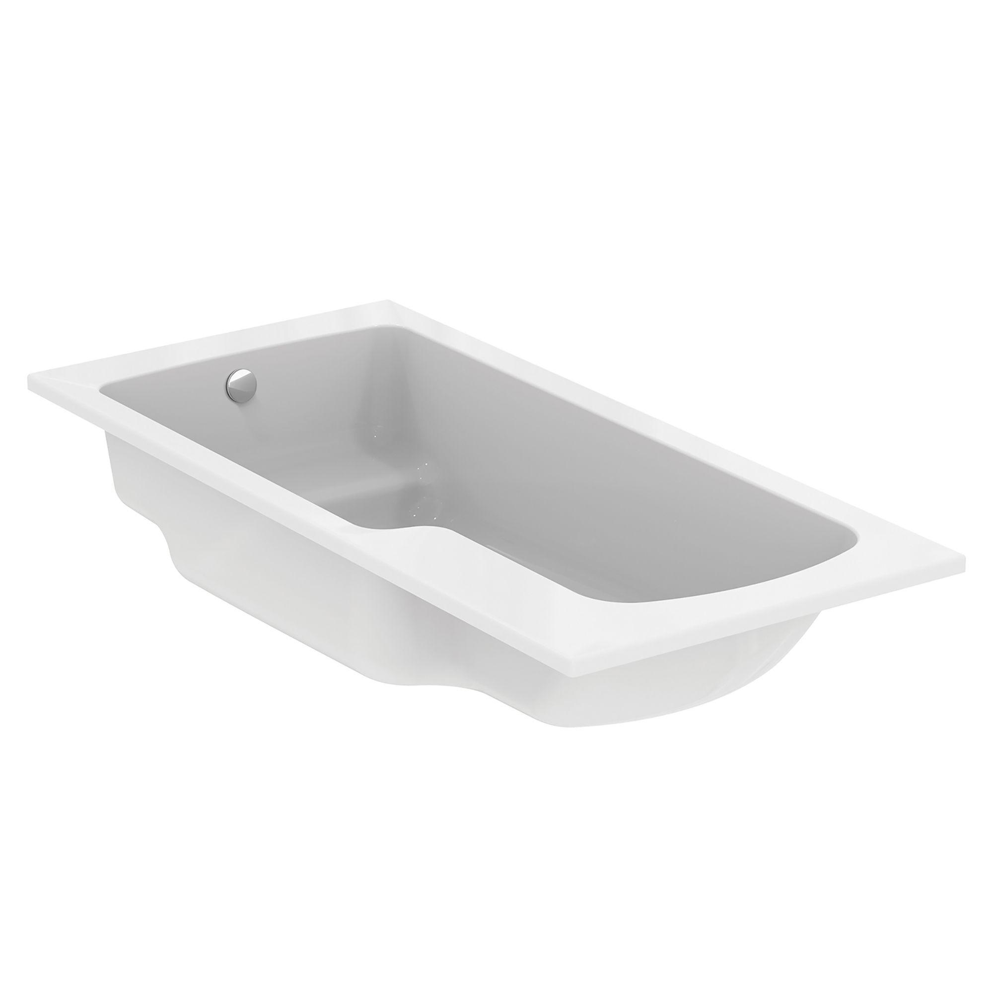 Ideal Standard Gloss White Easy access bath with 0 Tap holes (L)169.5cm (W)79.5cm