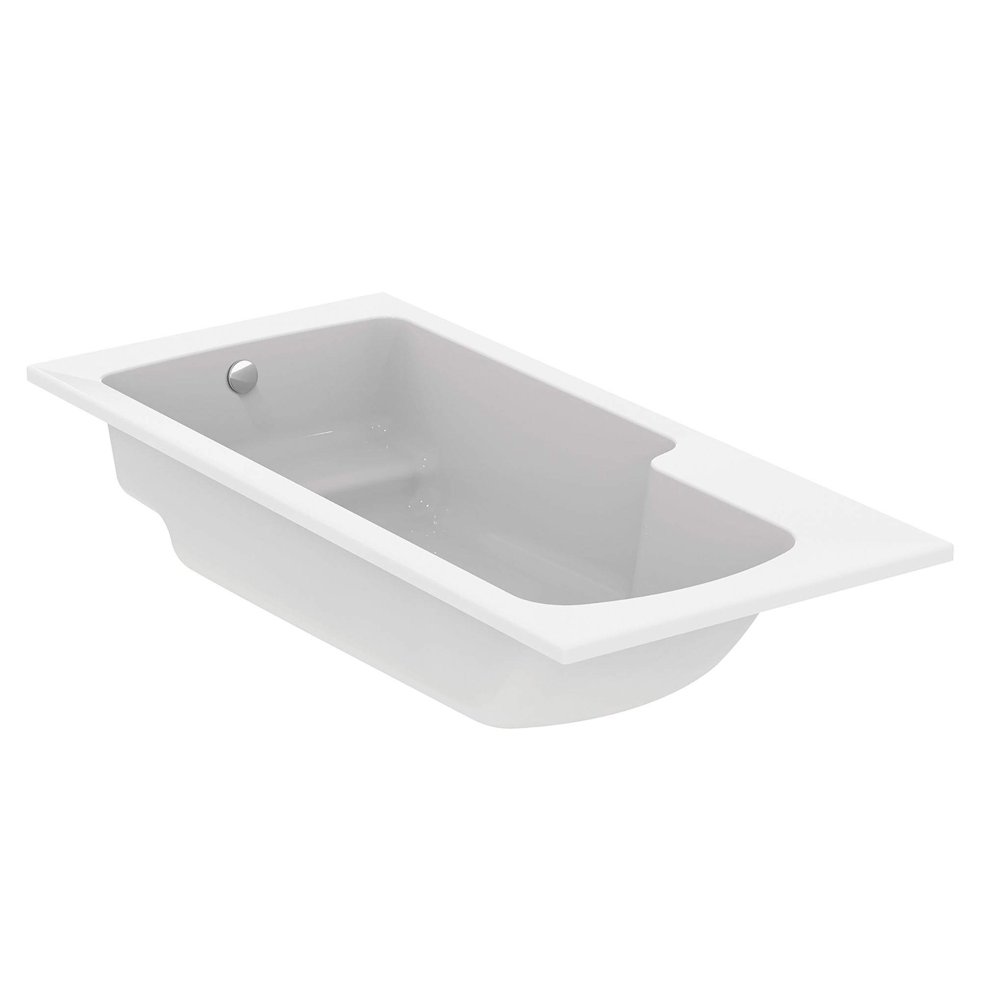 Ideal Standard Gloss White Easy access bath with 0 Tap holes (L)169.5cm (W)79.5cm