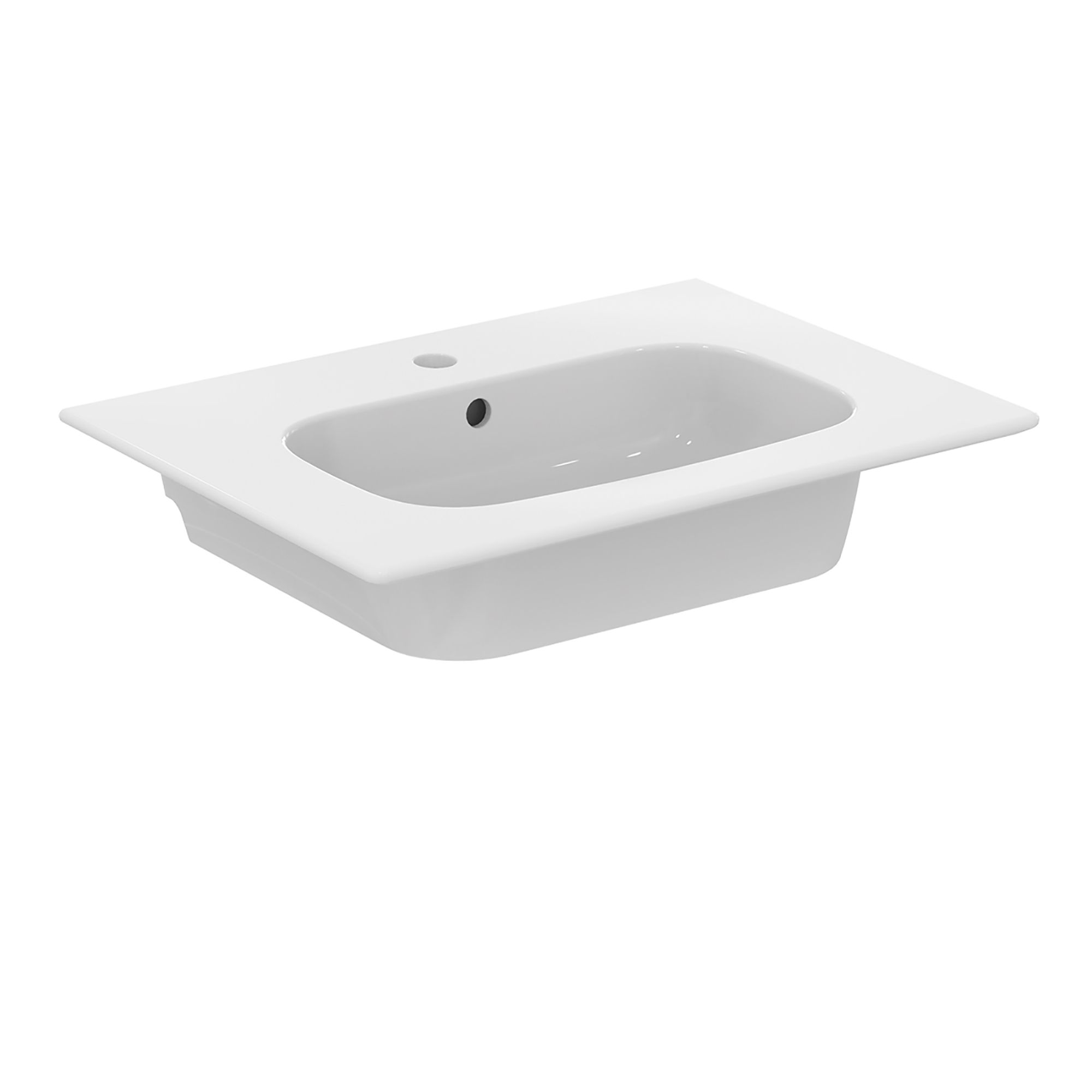 Ideal Standard i.life A Gloss White Rectangular Vanity Basin (W)60cm