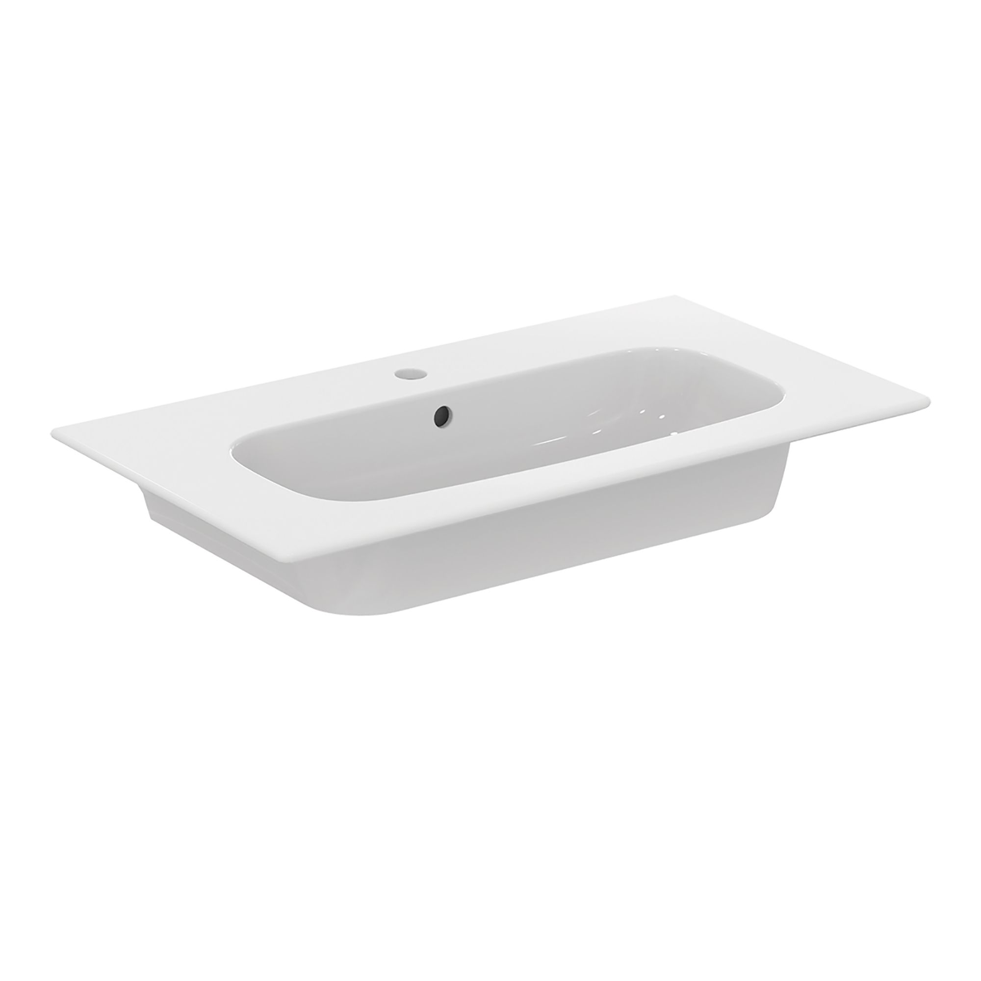 Ideal Standard i.life A Gloss White Rectangular Vanity Basin (W)84cm