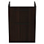 Ideal Standard i.life A Standard Coffee Brown Oak effect Freestanding Bathroom Vanity unit (H) 853mm (W) 600mm