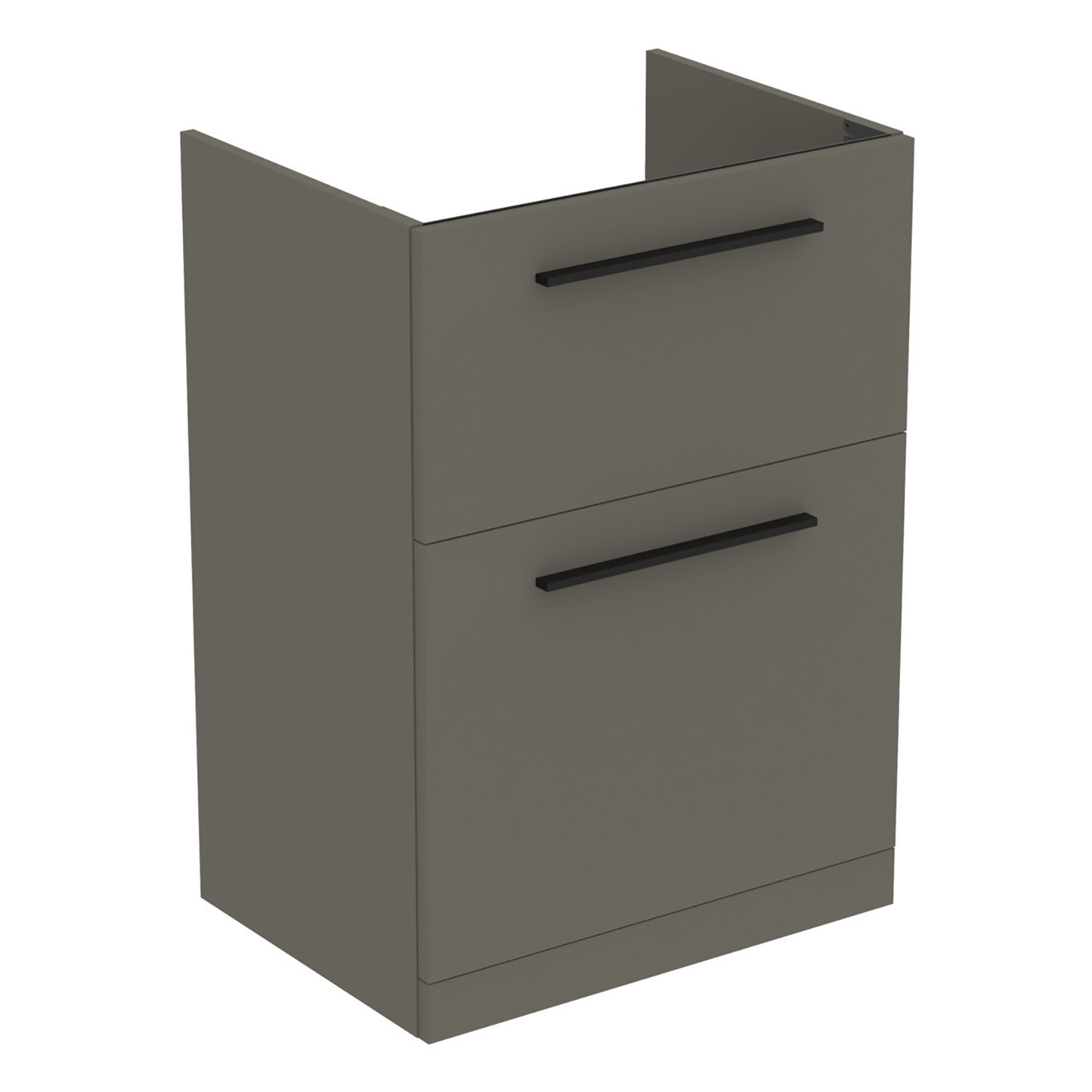 Ideal Standard i.life A Standard Matt Quartz Grey Freestanding Bathroom ...