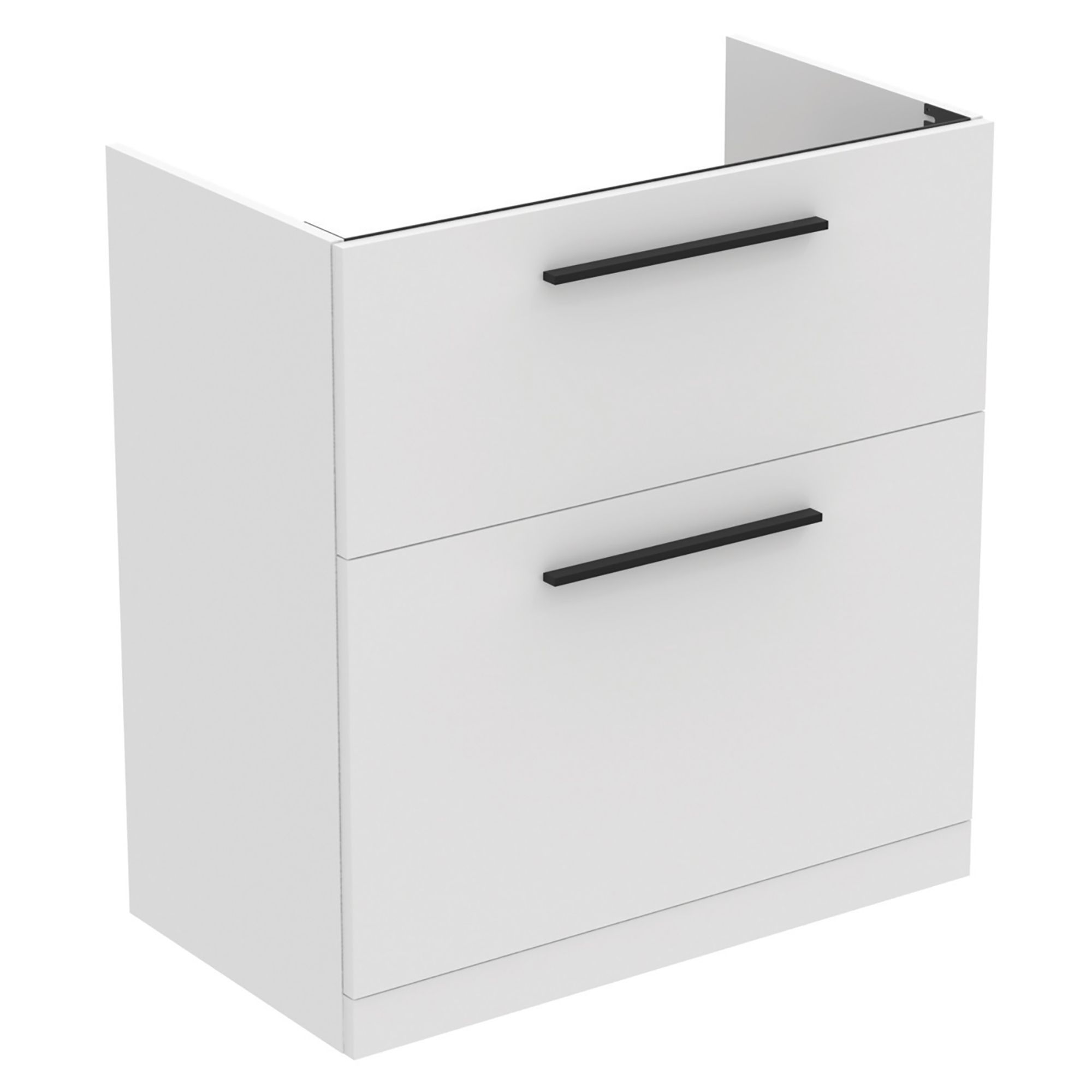 Ideal Standard i.life A Standard Matt White Freestanding Bathroom Vanity unit (H) 853mm (W) 800mm