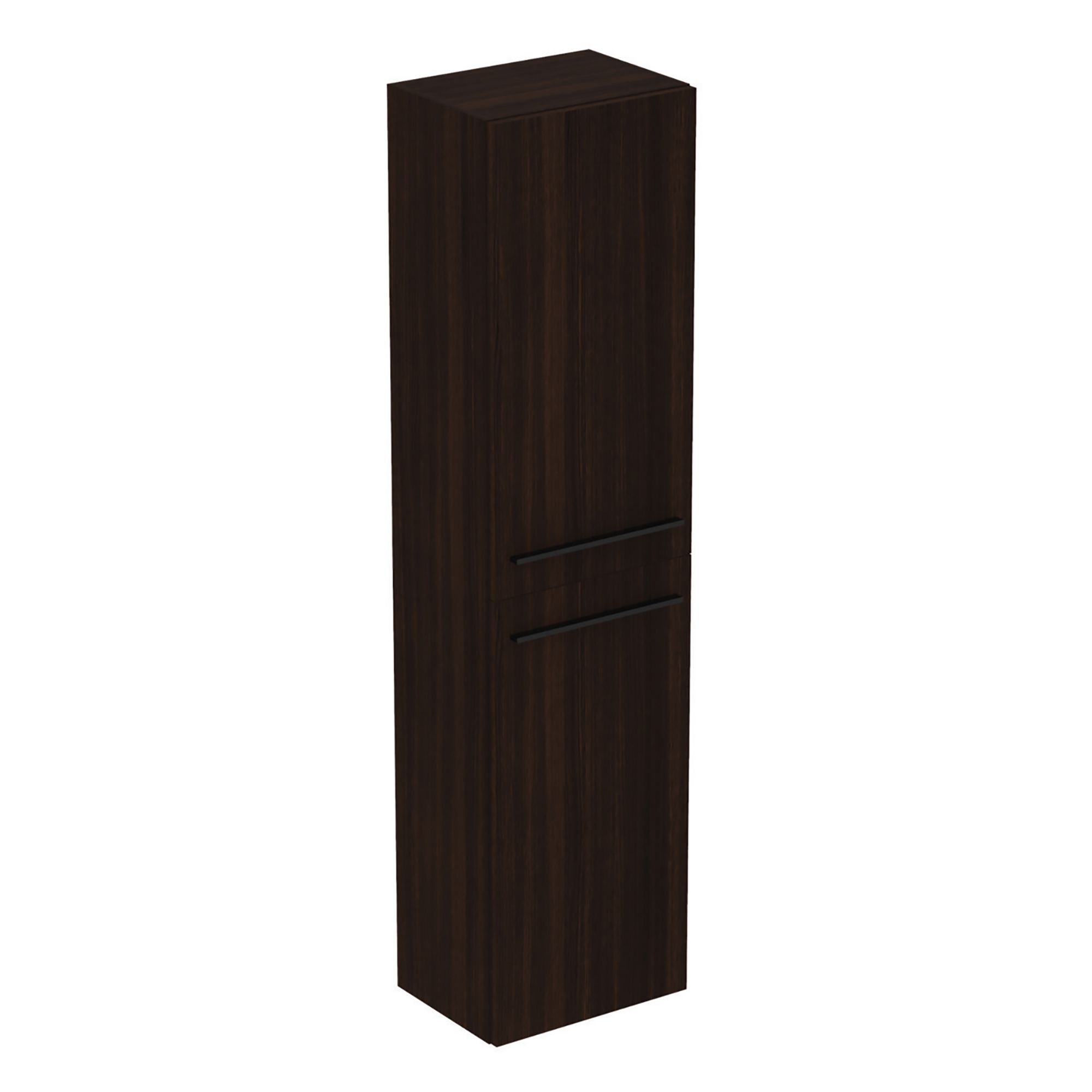 Ideal Standard i.life A Tall Matt Coffee Oak effect Single Wall-mounted Bathroom Cabinet (H)160cm (W)40cm