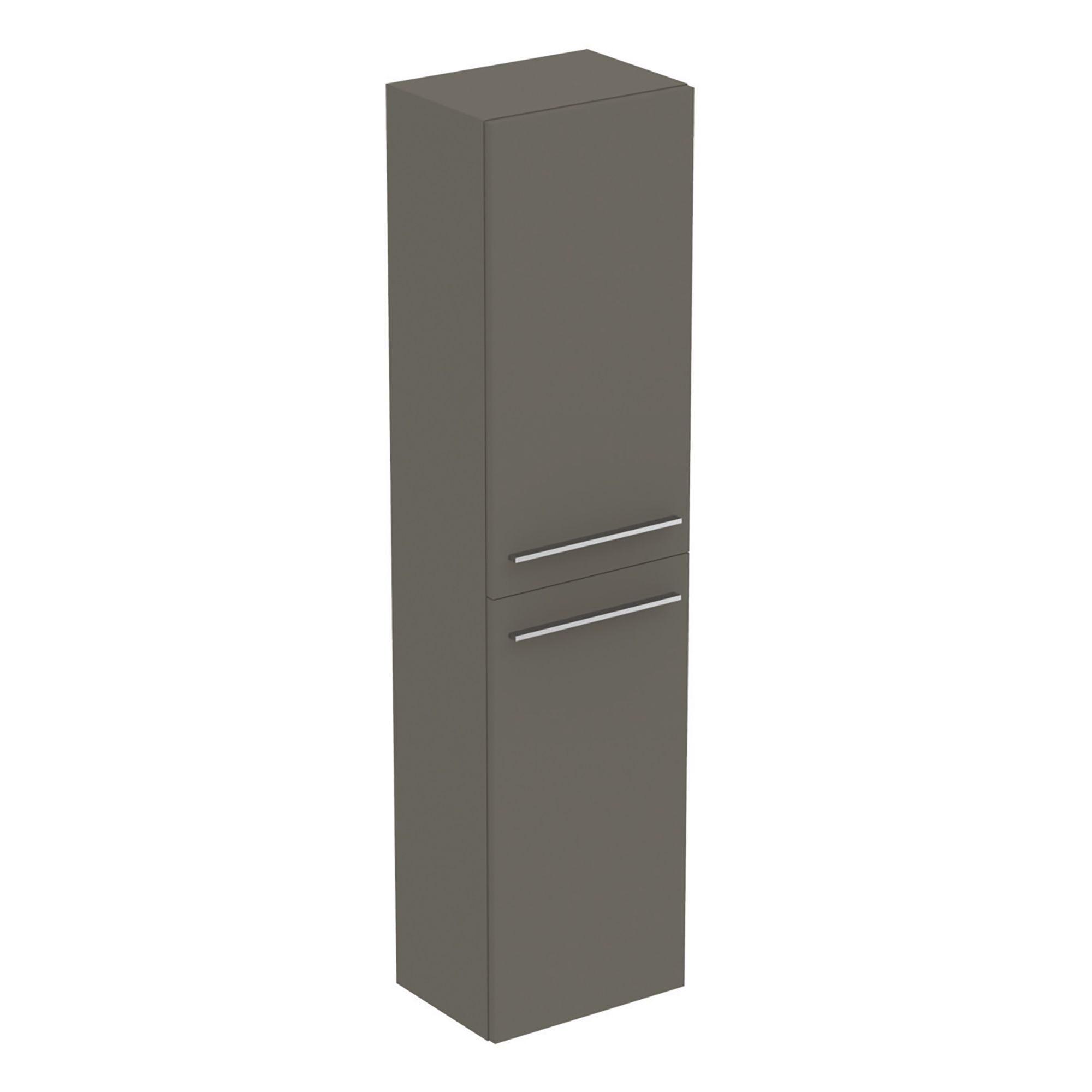 Ideal Standard i.life A Tall Matt Quartz grey Single Wall-mounted Bathroom Cabinet (H)160cm (W)40cm