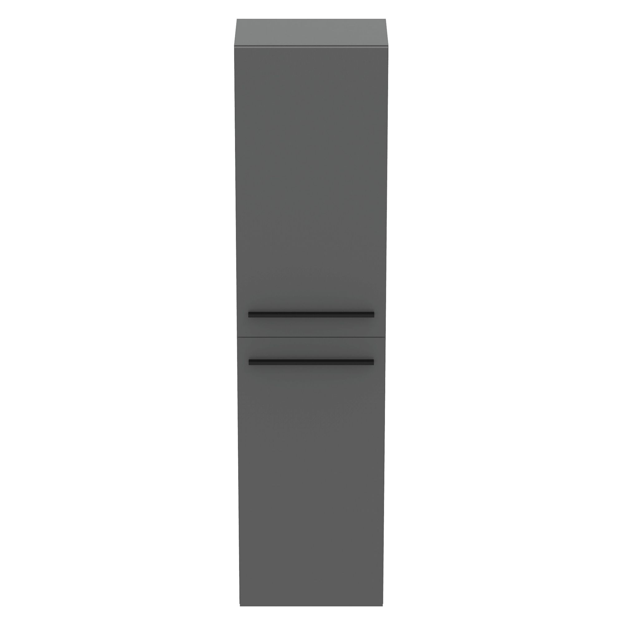 Ideal Standard i.life A Tall Matt Quartz grey Single Wall-mounted Bathroom Cabinet (H)160cm (W)40cm
