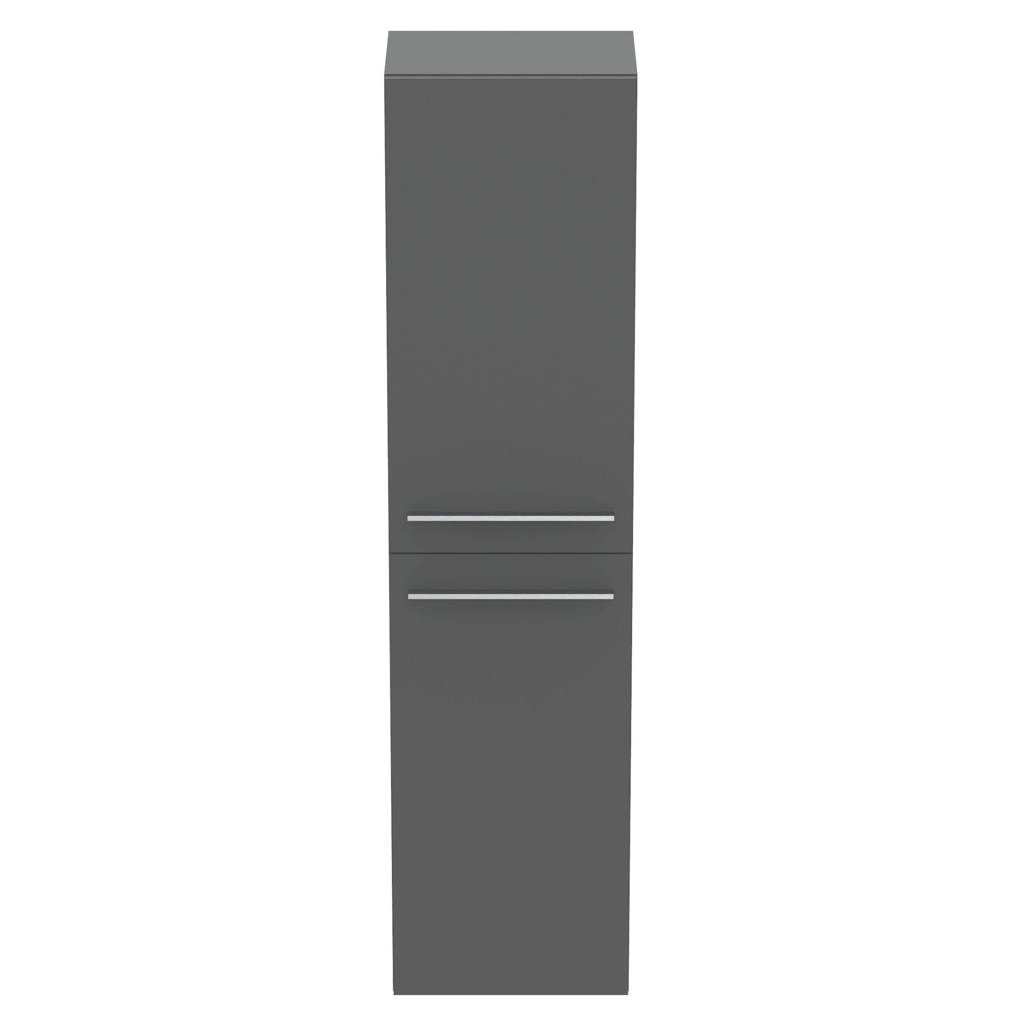 Ideal Standard i.life A Tall Matt Quartz grey Single Wall-mounted Bathroom Cabinet (H)160cm (W)40cm