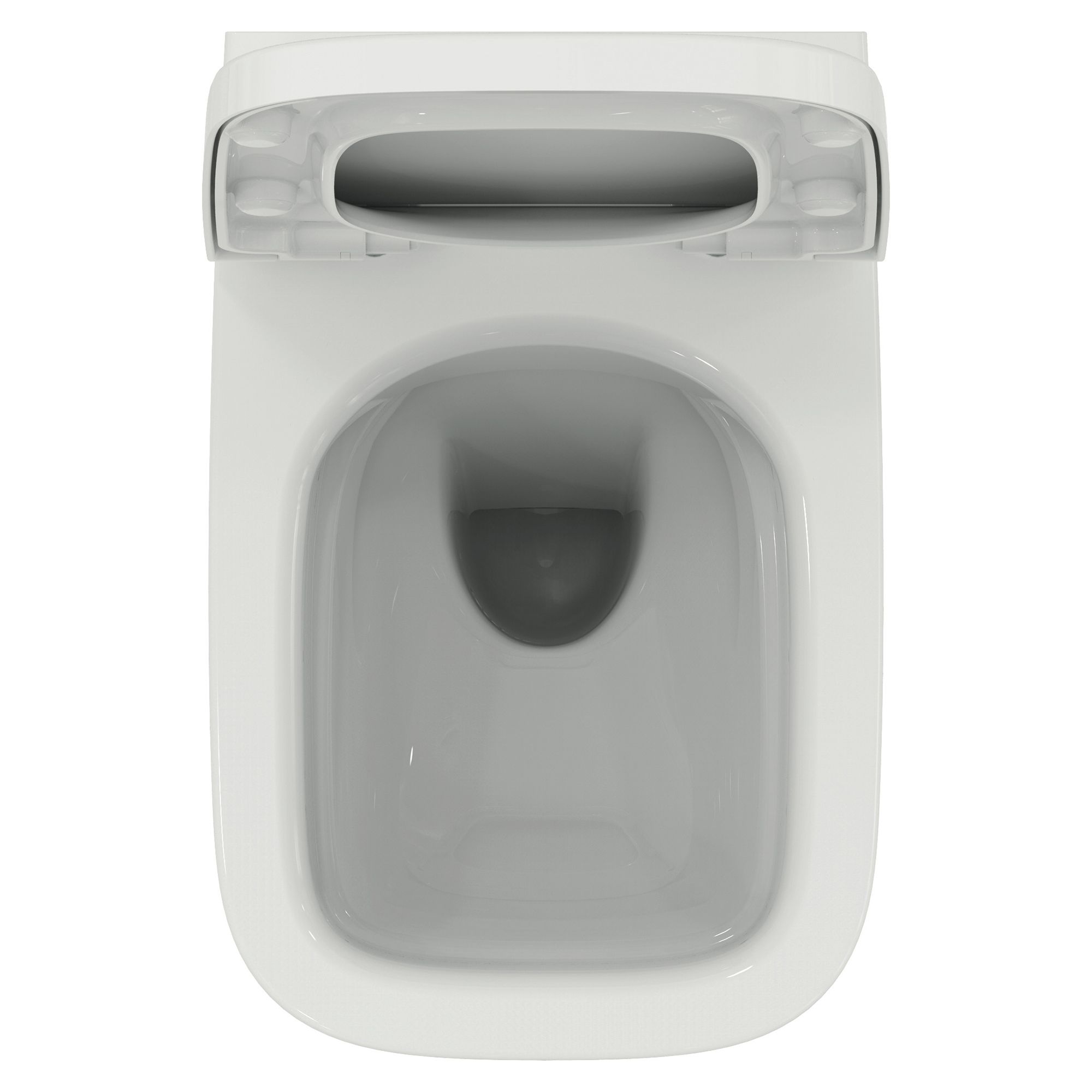 Ideal Standard i.life A White Back to wall Square Toilet with Soft close seat & Concealed cistern