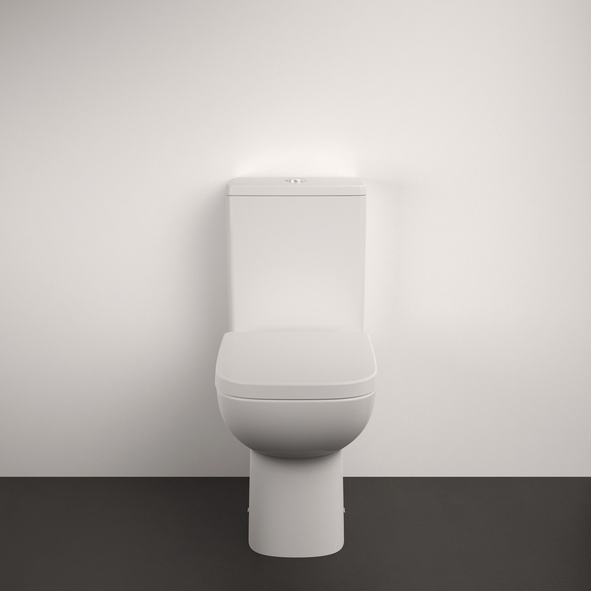 Ideal Standard i.life A White Rimless Close-coupled Square Toilet pan