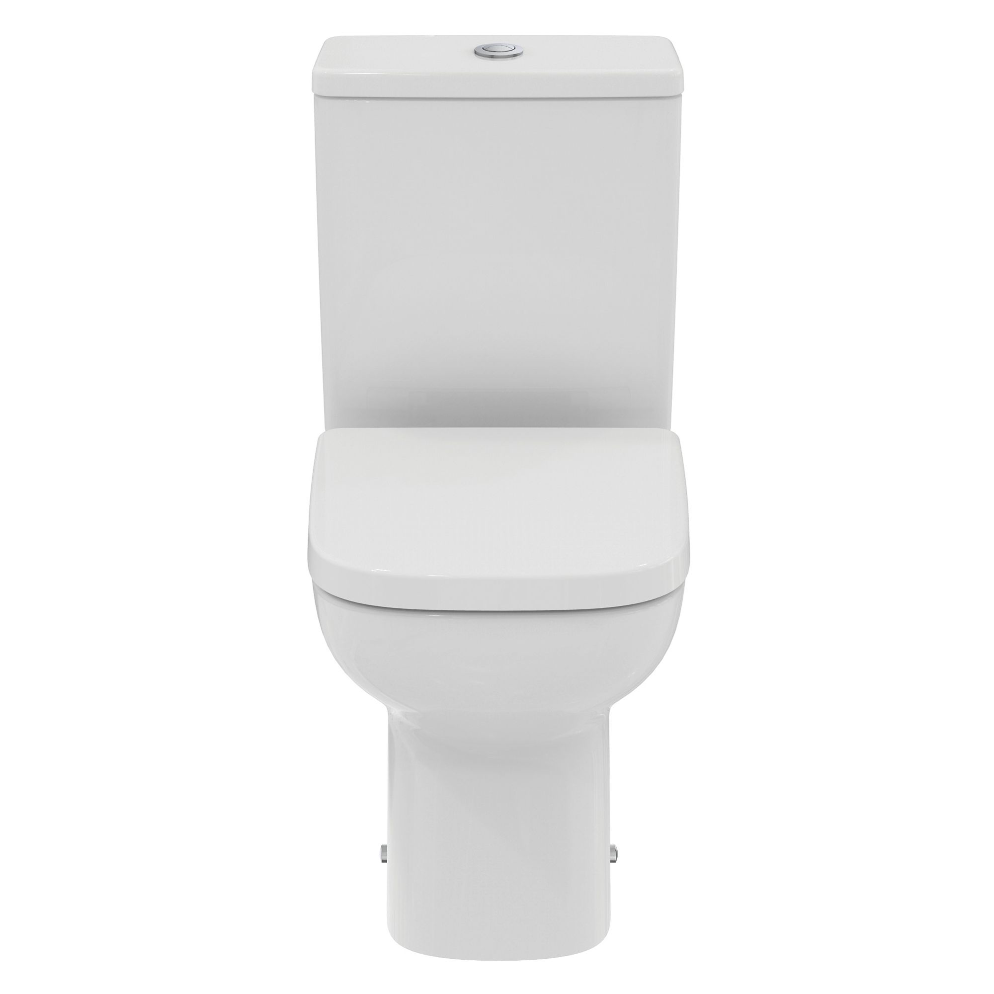Ideal Standard i.life A White Rimless Square Close-coupled Toilet set with Soft close seat