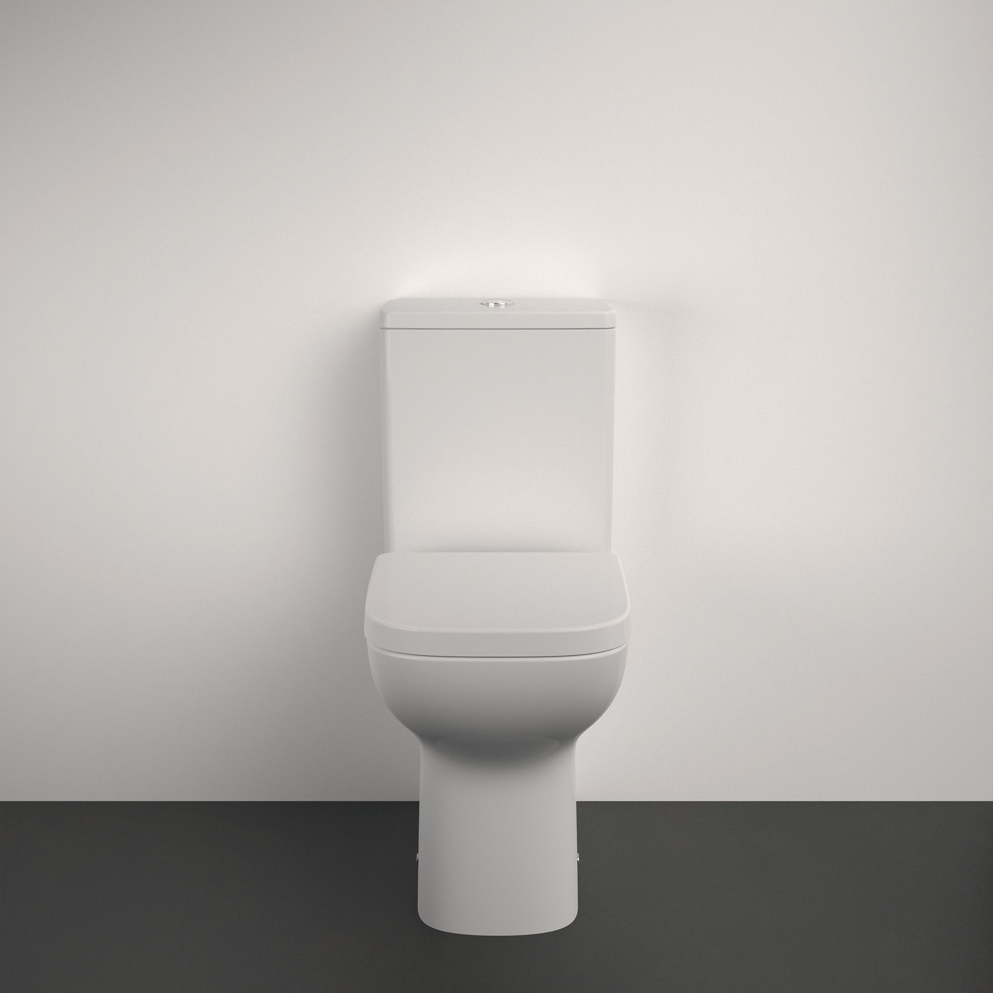 Ideal Standard i.life A White Rimless Square Close-coupled Toilet set with Soft close seat