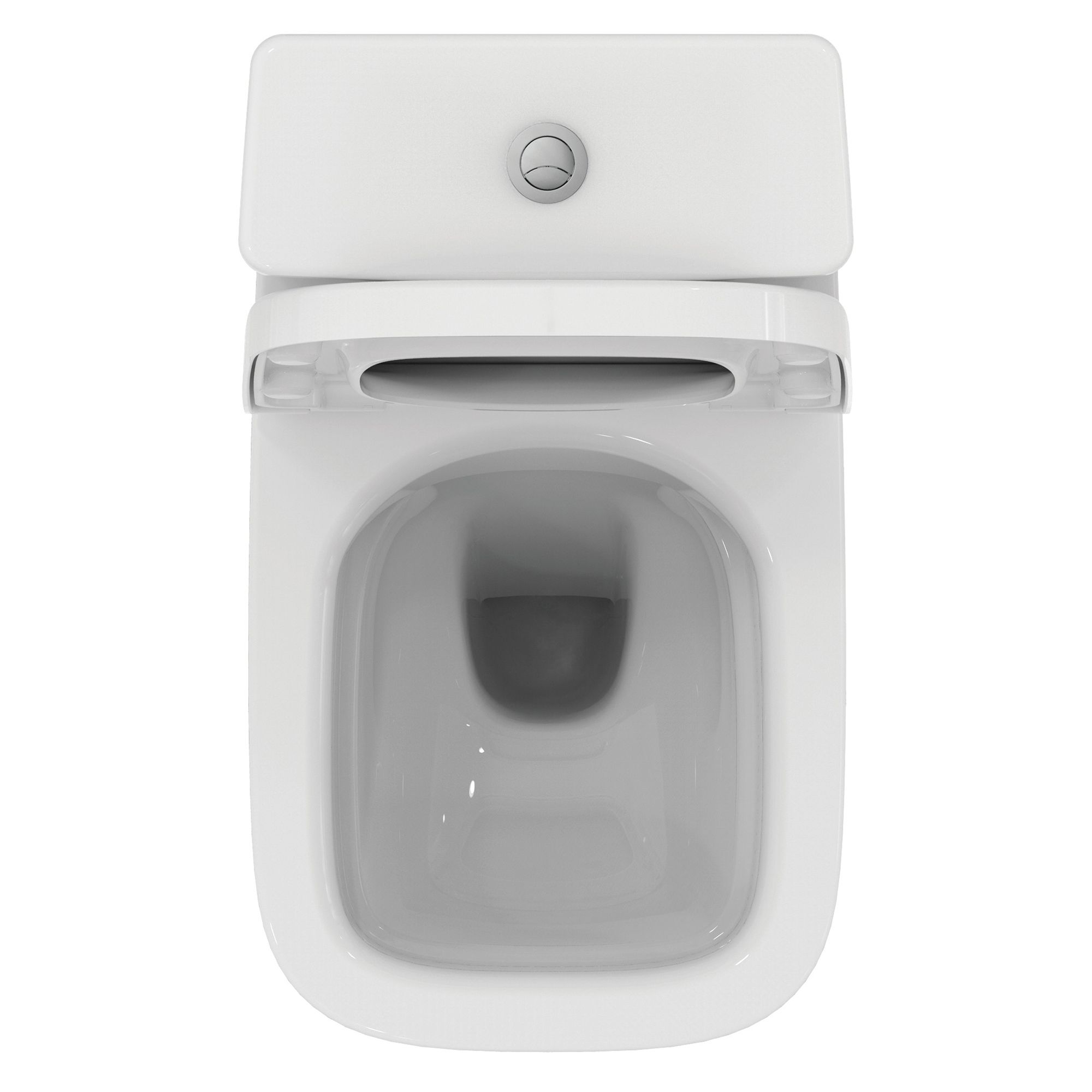 Ideal Standard i.life A White Standard Back to wall Square Close coupled Toilet set with Soft close seat