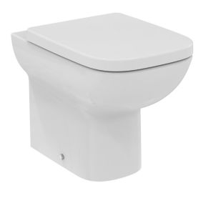 Ideal Standard i.life A White Standard Back to wall Square Concealed Toilet & cistern with Soft close seat