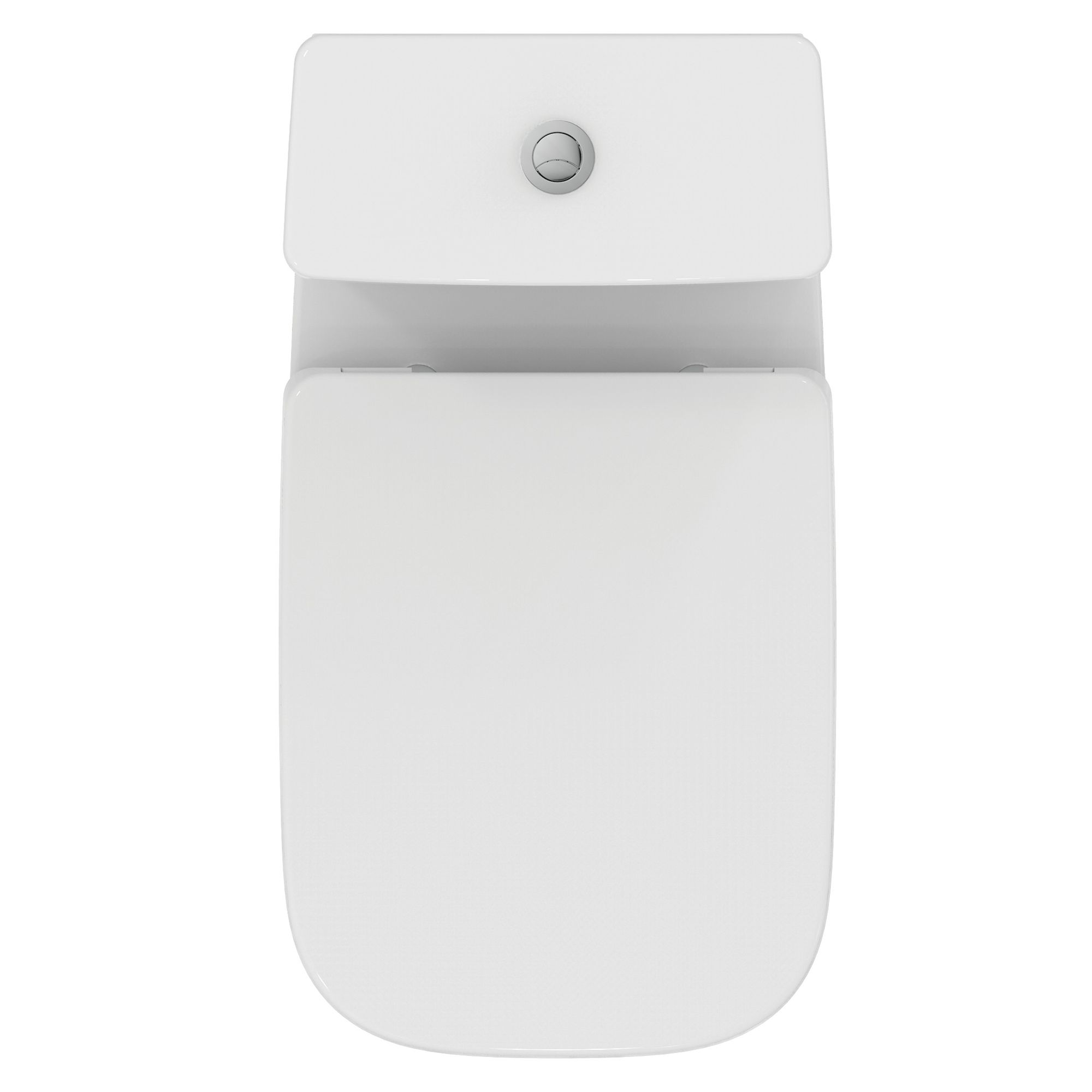 Ideal Standard i.life A White Standard Open back Square Close coupled Toilet set with Soft close seat