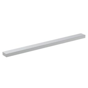 Ideal Standard i.life Brushed Chrome effect Bathroom Furniture Oblong Pull Handle (L)27cm (D)20mm, 229g