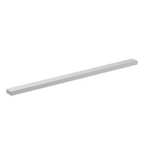 Ideal Standard i.life Brushed Chrome effect Bathroom Furniture Oblong Pull Handle (L)34cm (D)20mm, 400g