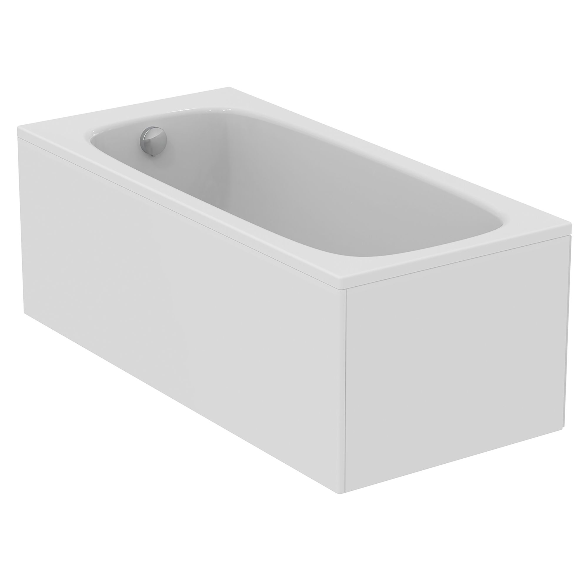 Ideal Standard i.life Gloss White Twin ended Easy access bath (L)1495mm (W)695mm