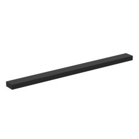 Ideal Standard i.life Matt Black Bathroom Furniture Oblong Pull Handle (L)27cm (D)20mm, 229g