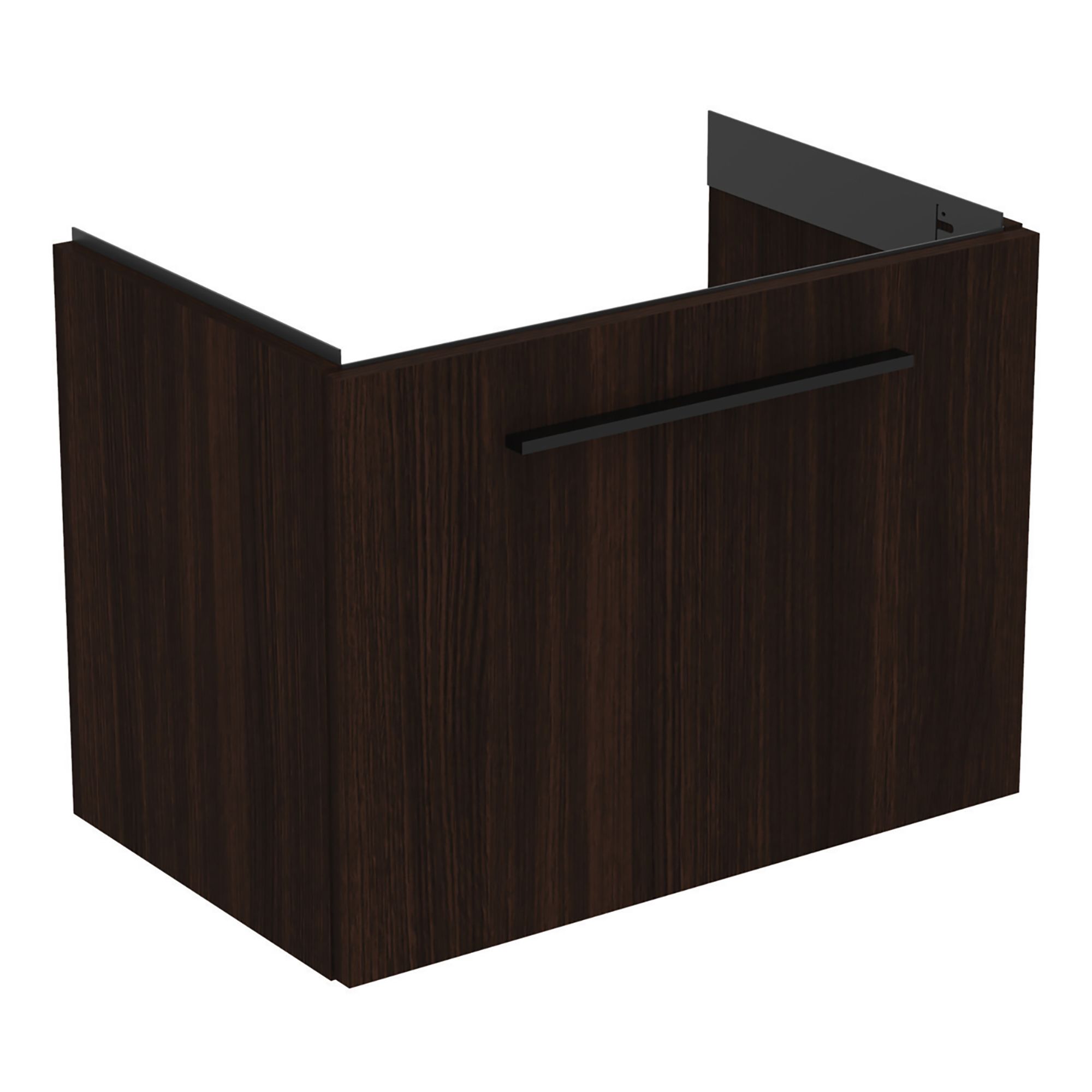 Ideal Standard i.life S Compact Coffee Oak effect Wall-mounted Bathroom Vanity unit (H) 440mm (W) 600mm