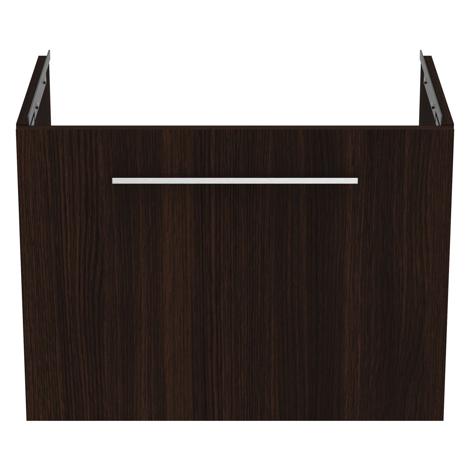 Ideal Standard i.life S Compact Coffee Oak effect Wall-mounted Bathroom Vanity unit (H) 440mm (W) 600mm