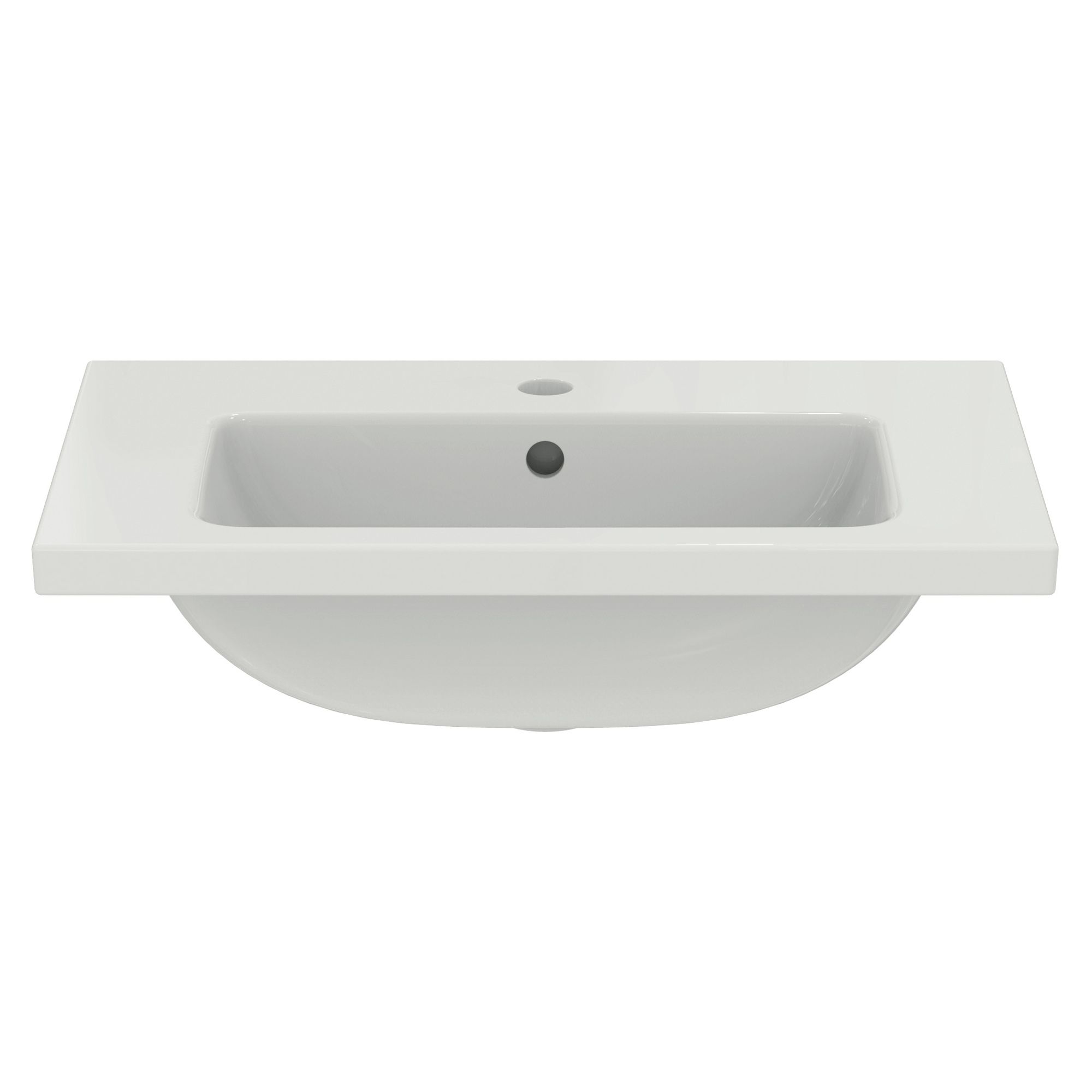 Ideal Standard i.life S Gloss White Rectangular Vanity Basin (W)60cm