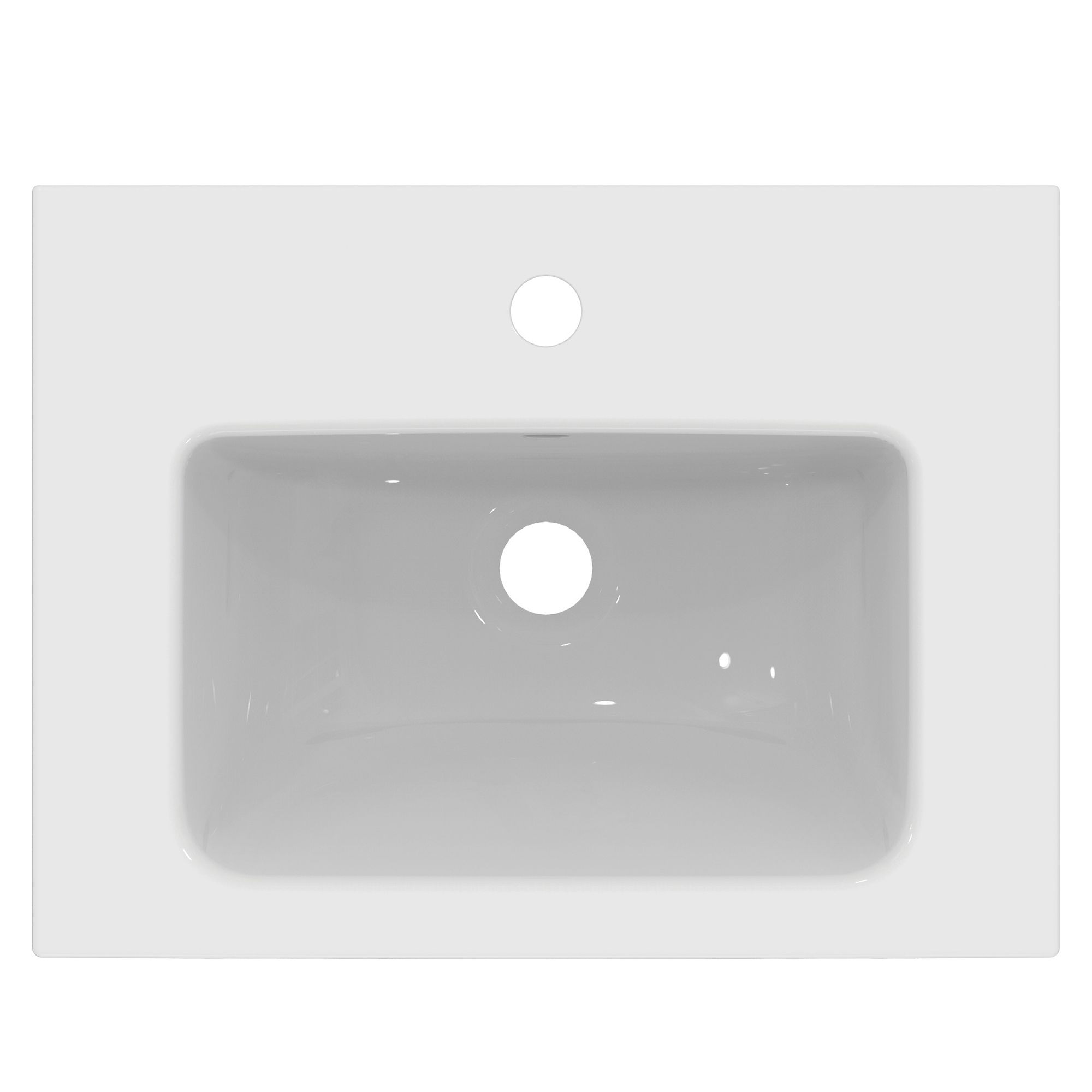 Ideal Standard i.Life S Matt Quartz grey Wall-mounted Vanity unit & basin set - Includes Aluminium Handle (W)500mm (H)440mm