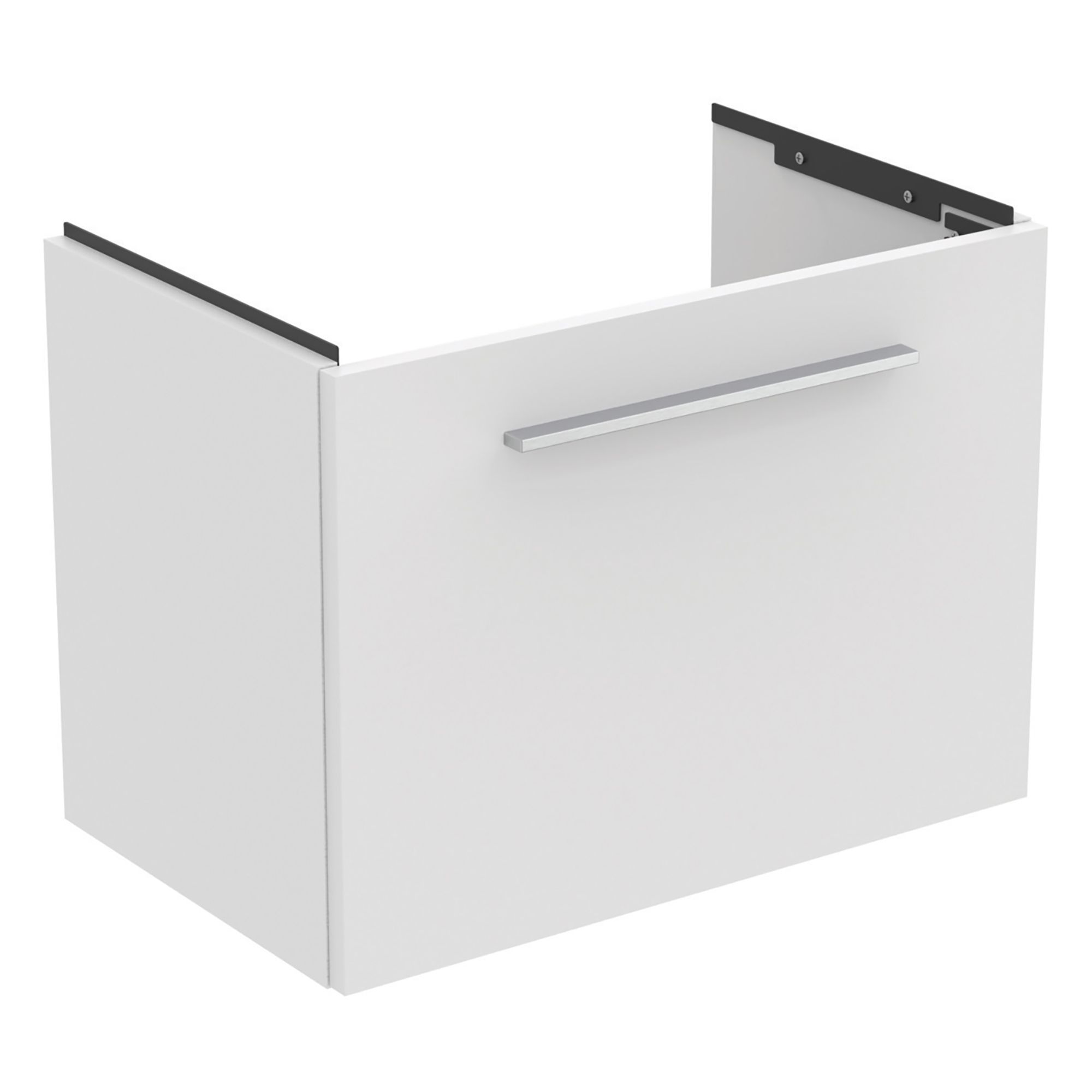 Ideal Standard i.Life S Matt White Wall-mounted Vanity unit & basin set - Includes Aluminium Handle (W)600mm (H)440mm