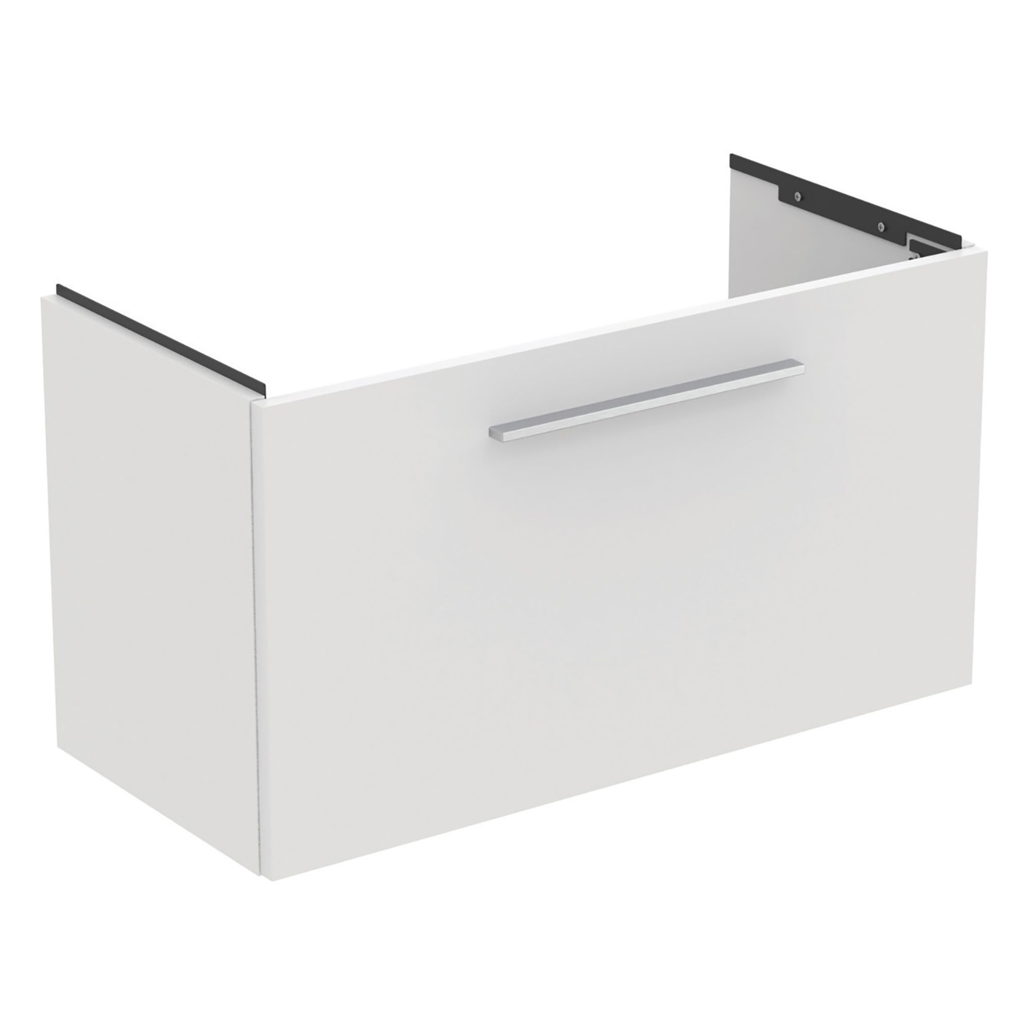 Ideal Standard i.Life S Matt White Wall-mounted Vanity unit & basin set - Includes Aluminium Handle (W)800mm (H)440mm