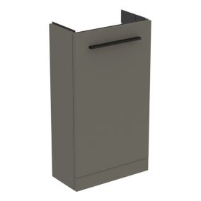 Ideal Standard i.life S Slimline Matt Quartz grey Freestanding Bathroom Vanity unit (H) 740mm (W) 410mm