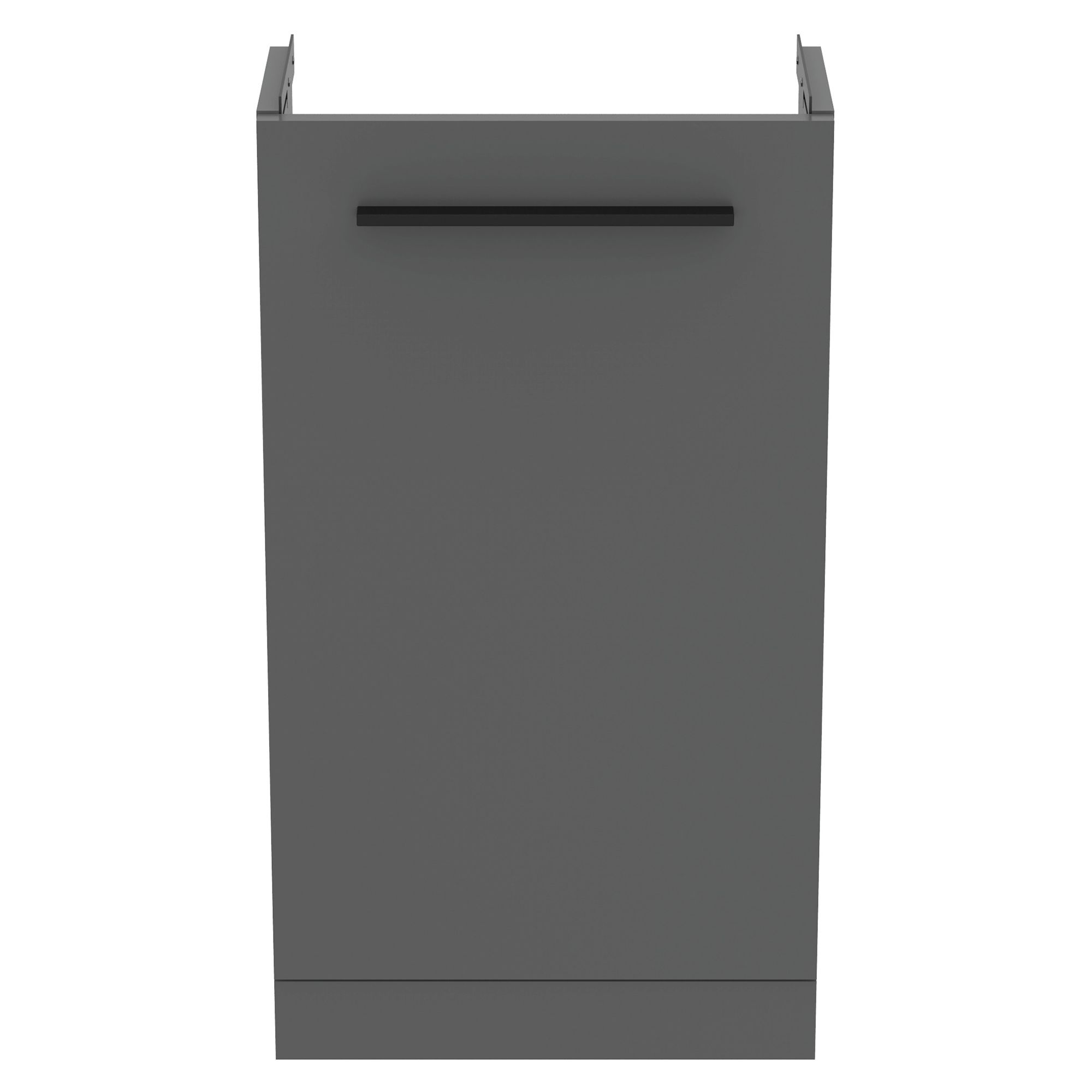 Ideal Standard i.life S Slimline Matt Quartz grey Freestanding Bathroom Vanity unit (H) 740mm (W) 410mm
