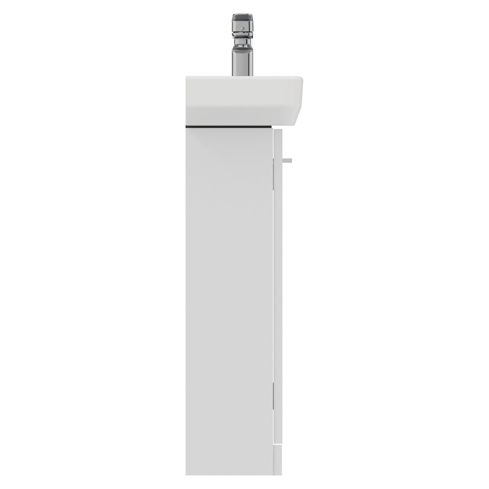 Ideal Standard i.life S Slimline Matt White Freestanding Bathroom Vanity unit (H) 740mm (W) 410mm
