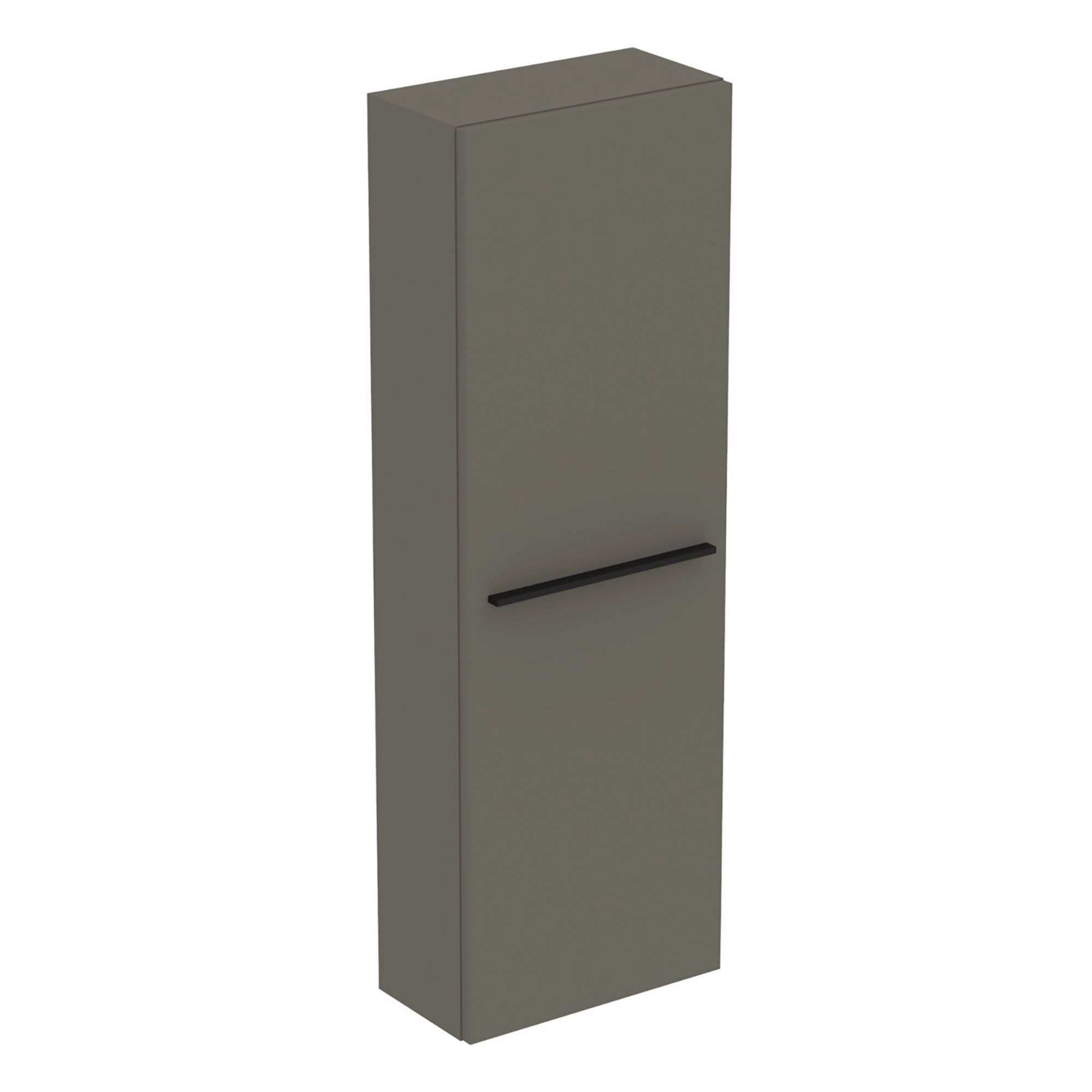 Ideal Standard i.life S Tall Matt Quartz grey Single Wall-mounted Bathroom Cabinet (H)120cm (W)40cm