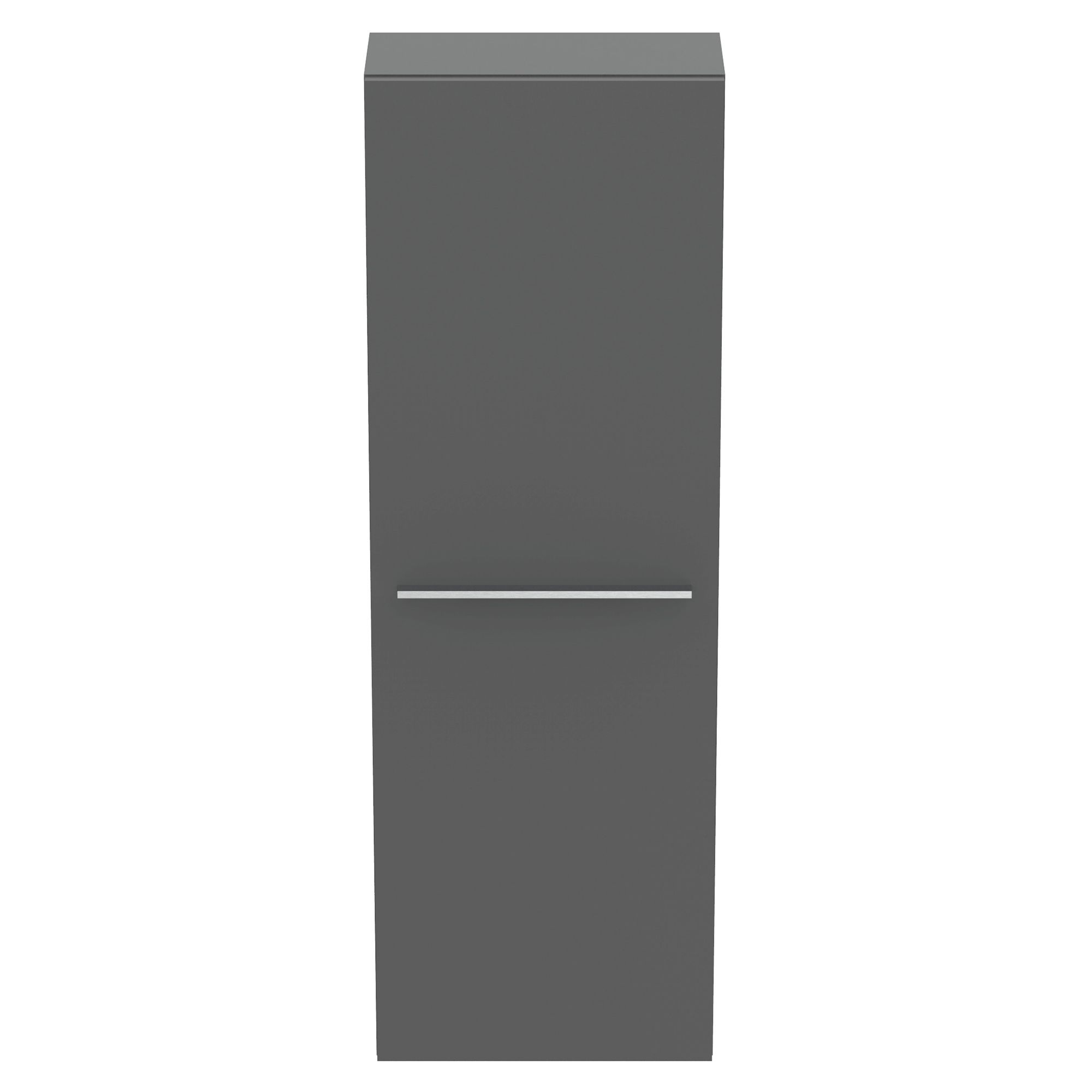Ideal Standard i.life S Tall Matt Quartz grey Single Wall-mounted Bathroom Cabinet (H)120cm (W)40cm