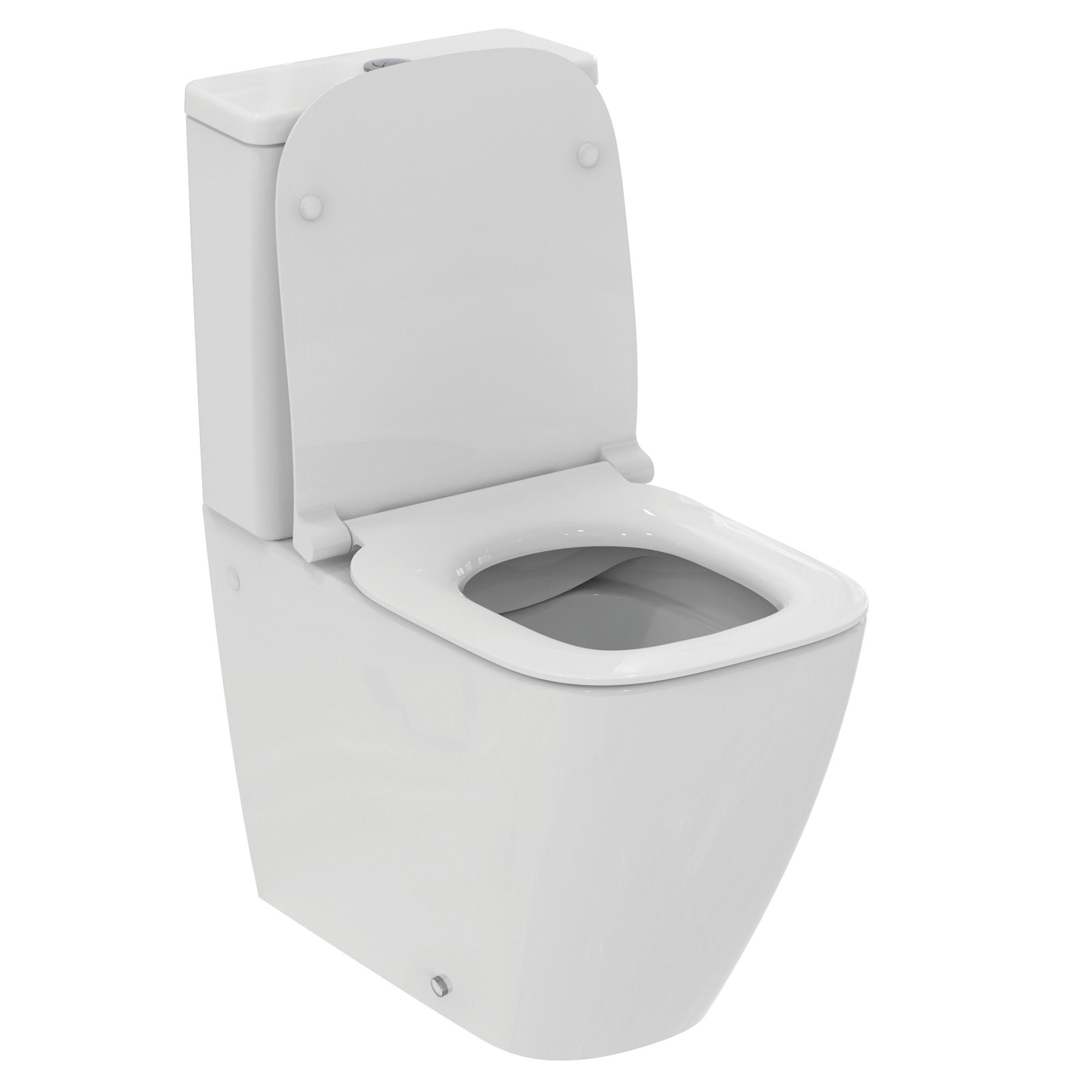 Ideal Standard i.life S White Rimless Back to wall close-coupled Square ...