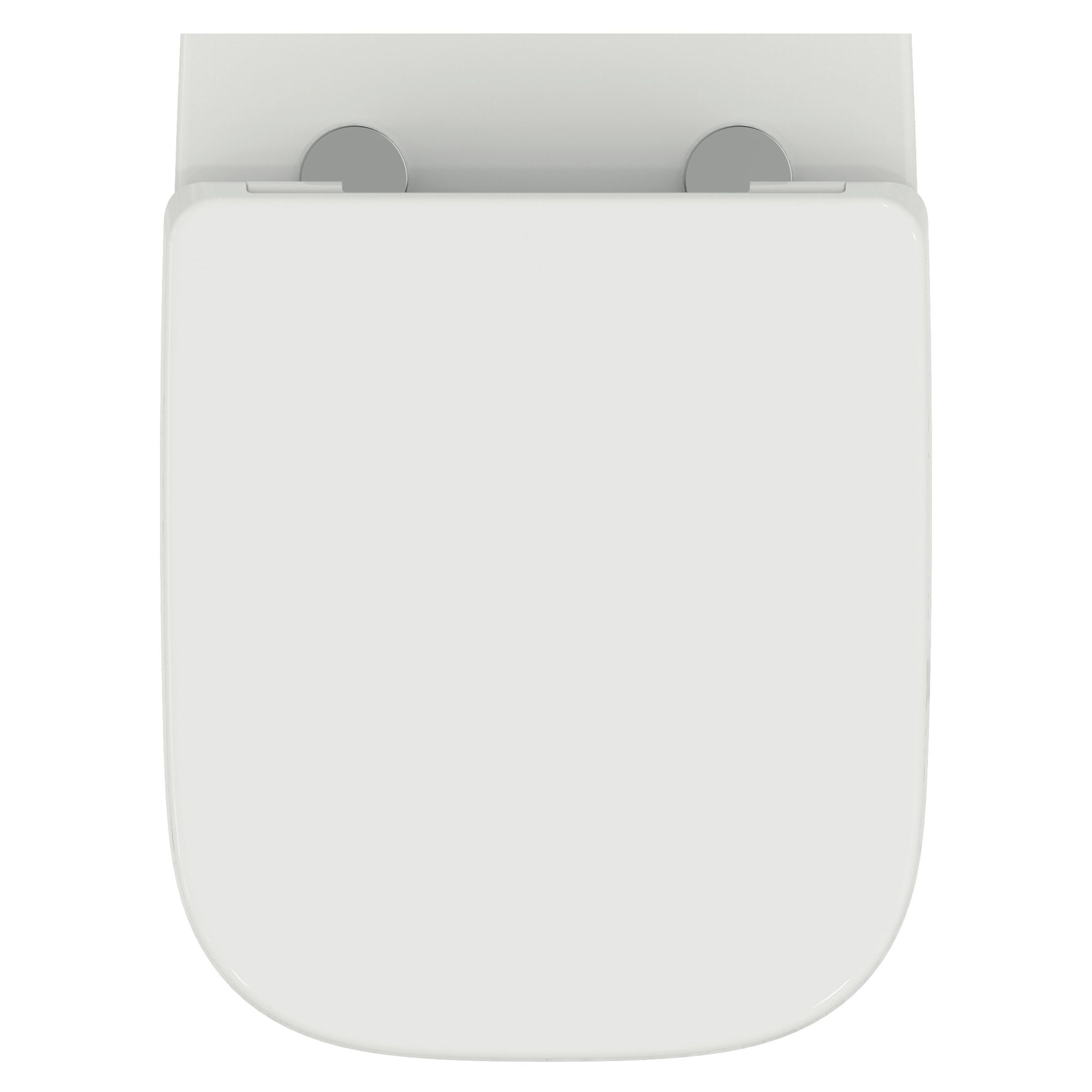 Ideal Standard i.life S White Rimless Back to wall Square Toilet pan with Soft close seat - 6