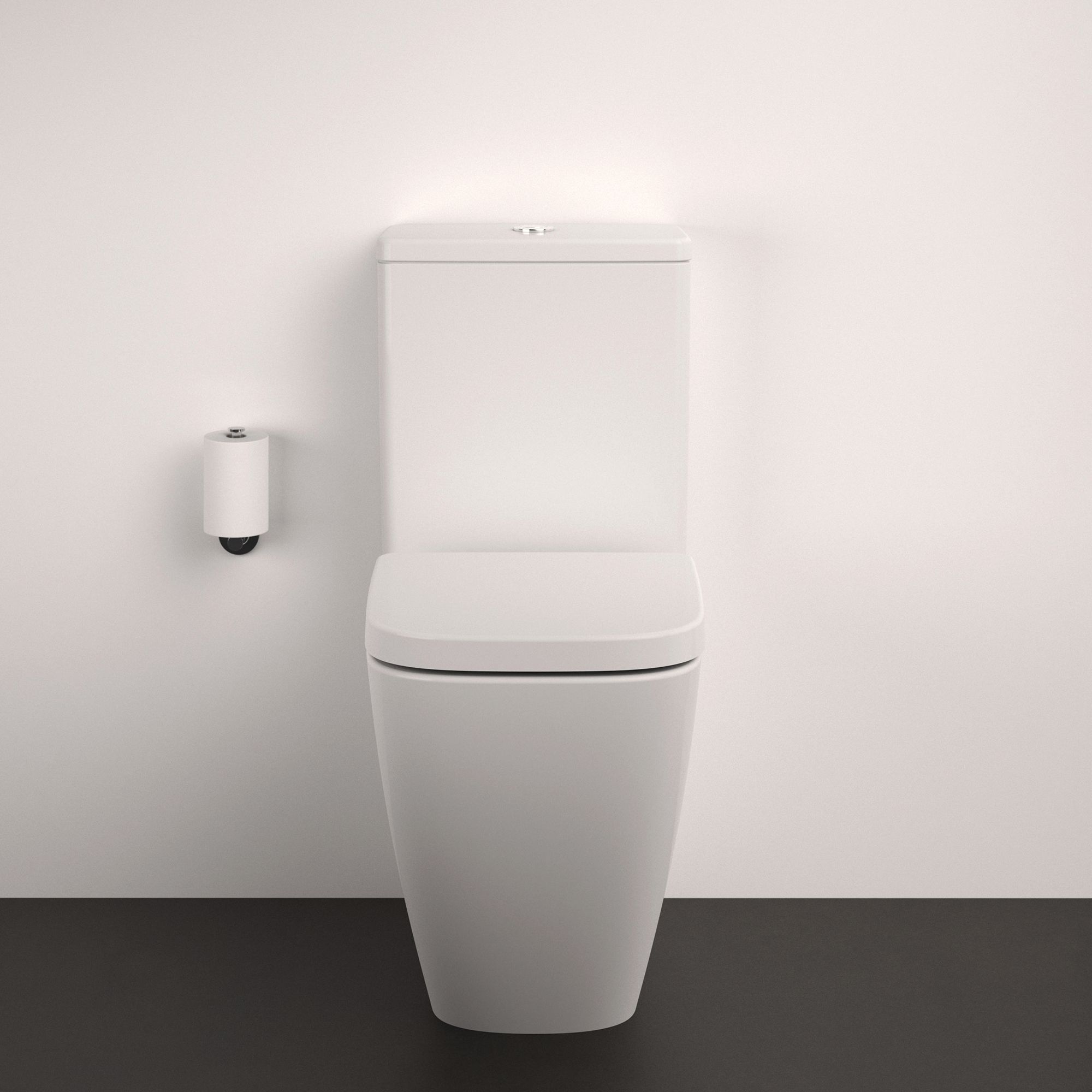 Ideal Standard i.life S White Rimless Square Close-coupled Toilet set with Soft close seat