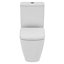 Ideal Standard i.life S White Standard Open back close-coupled Square Toilet set with Soft close seat