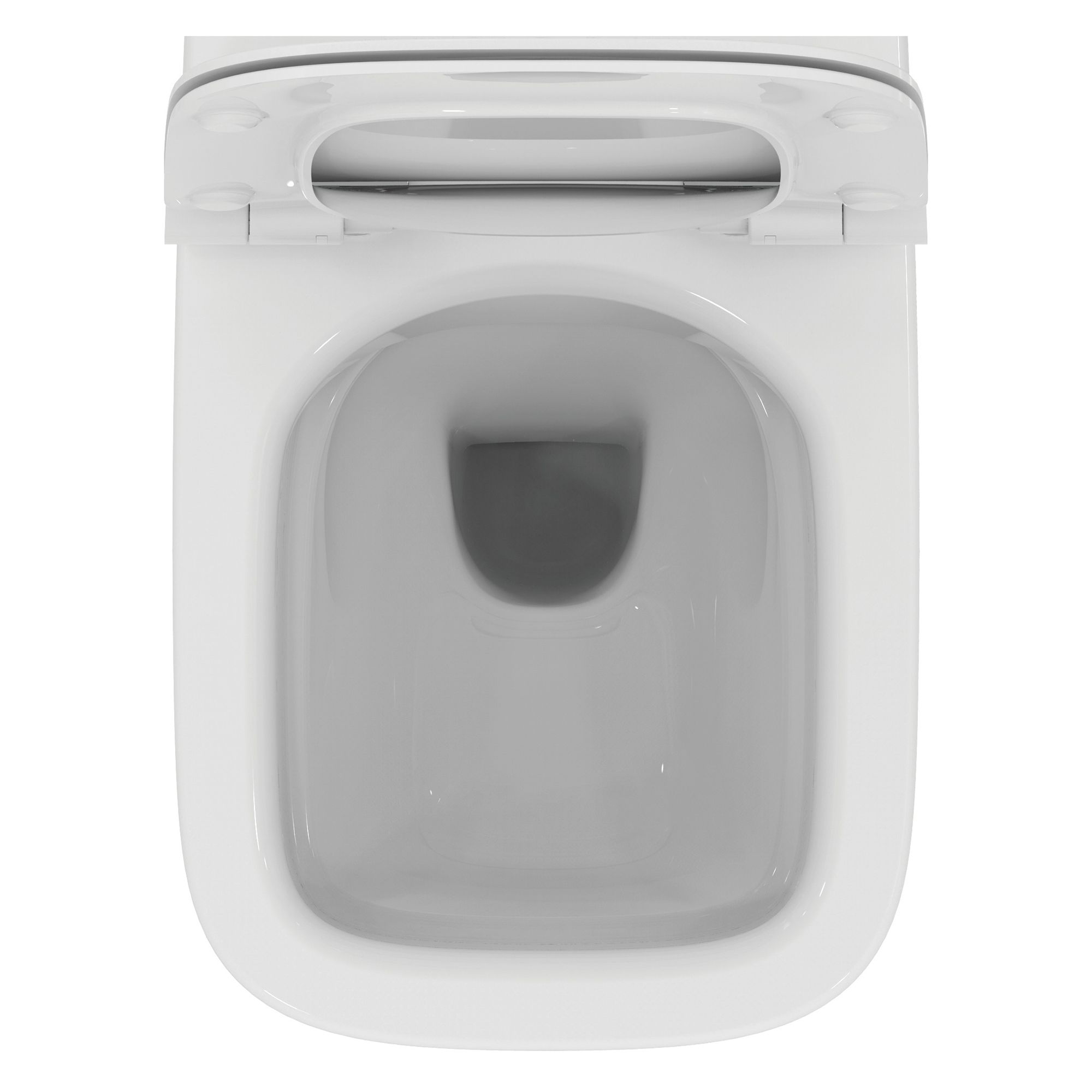 Ideal Standard i.life S White Standard Wall hung Square Toilet with Soft close seat & Concealed cistern